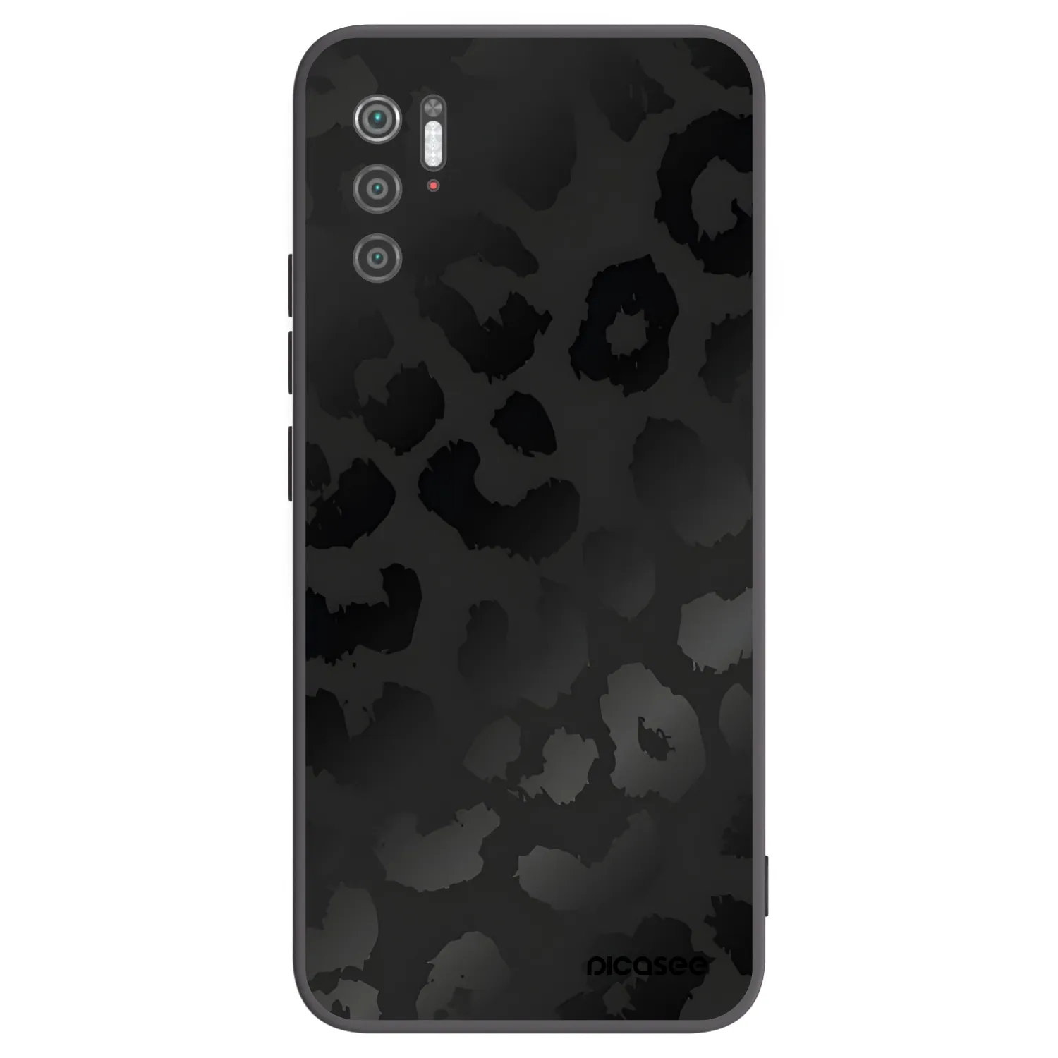 Picasee silikónový čierny obal pre Xiaomi Poco M3 Pro 5G - Midnight Leopard