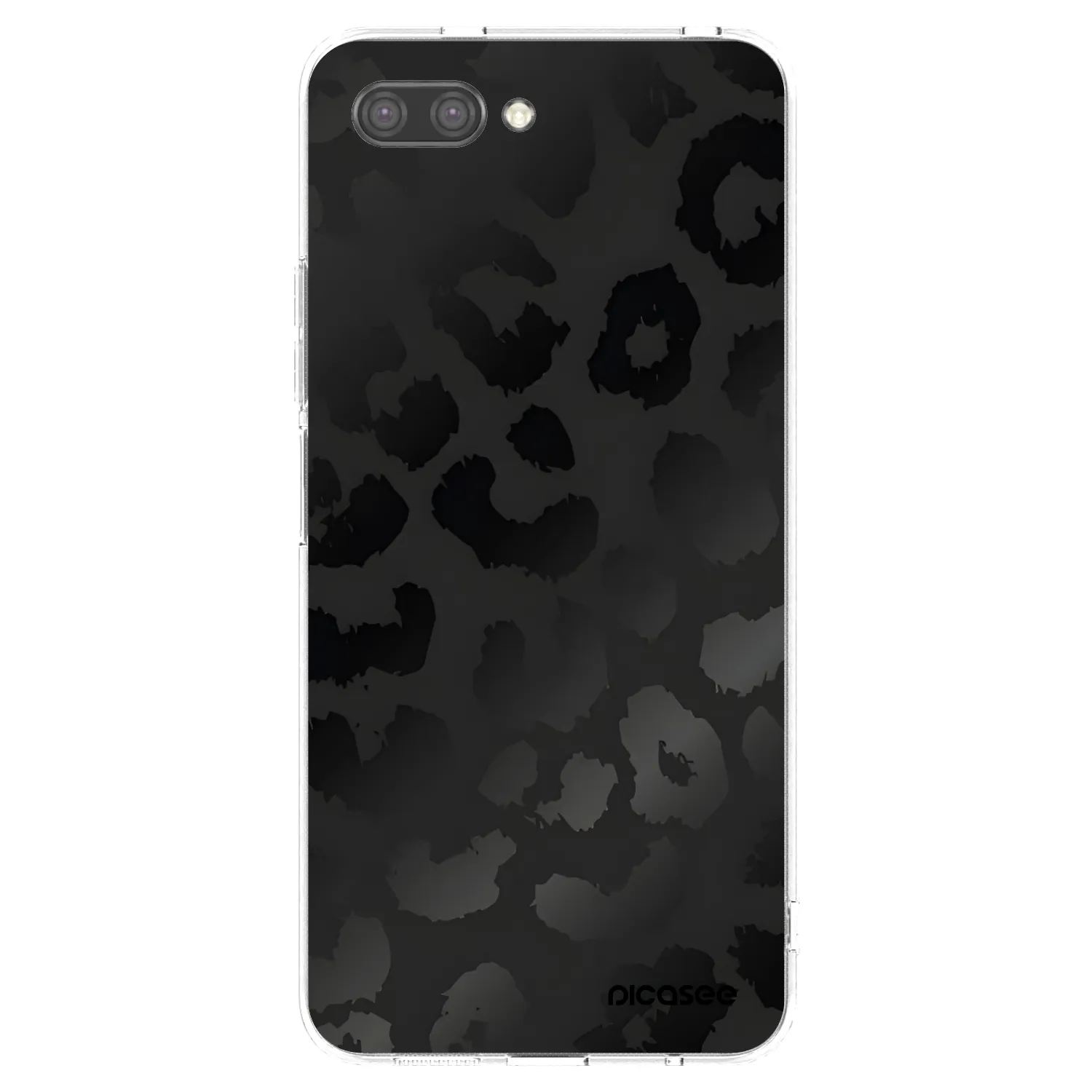 Picasee silikónový prehľadný obal pre Honor 10 - Midnight Leopard