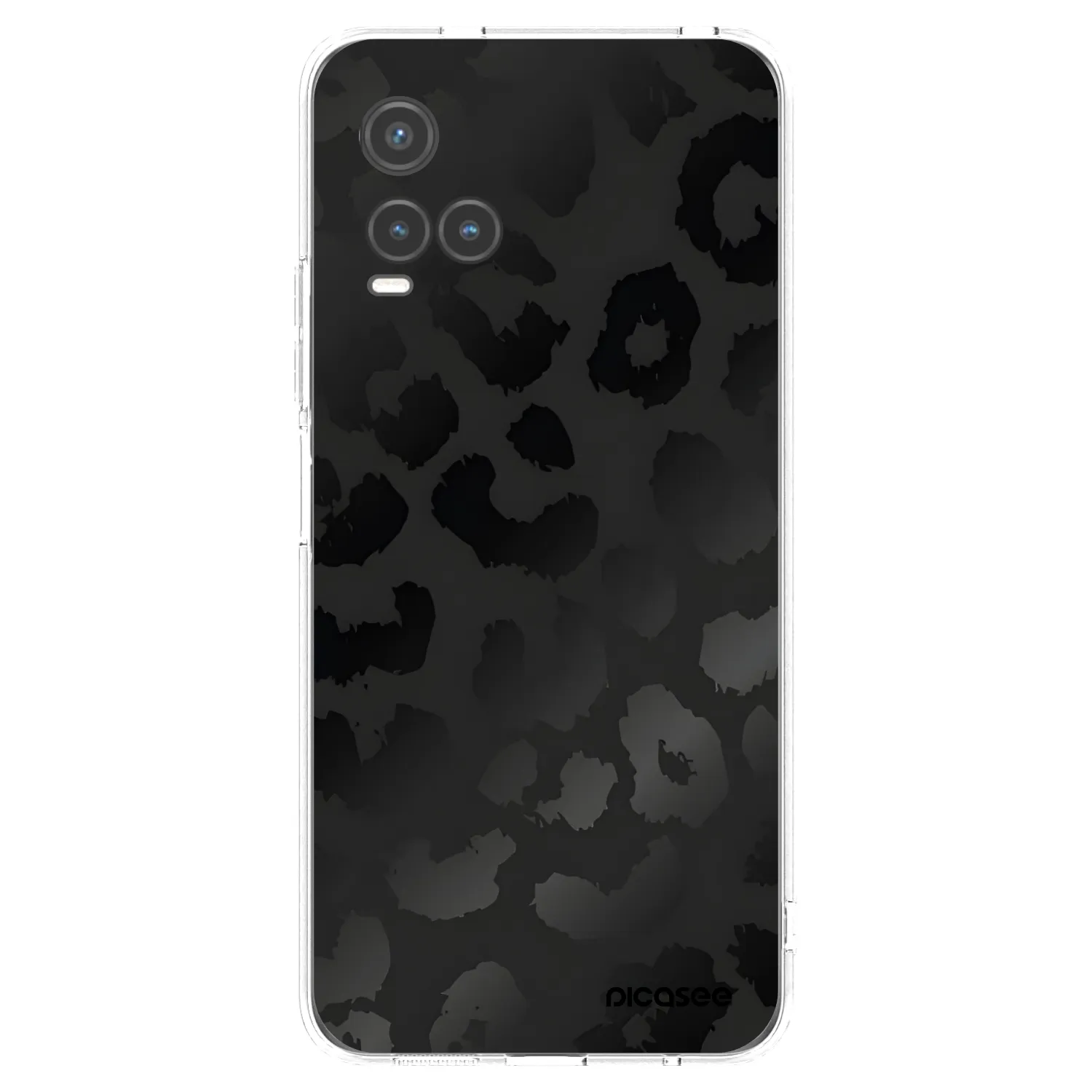 Picasee silikónový prehľadný obal pre Vivo Y33s - Midnight Leopard