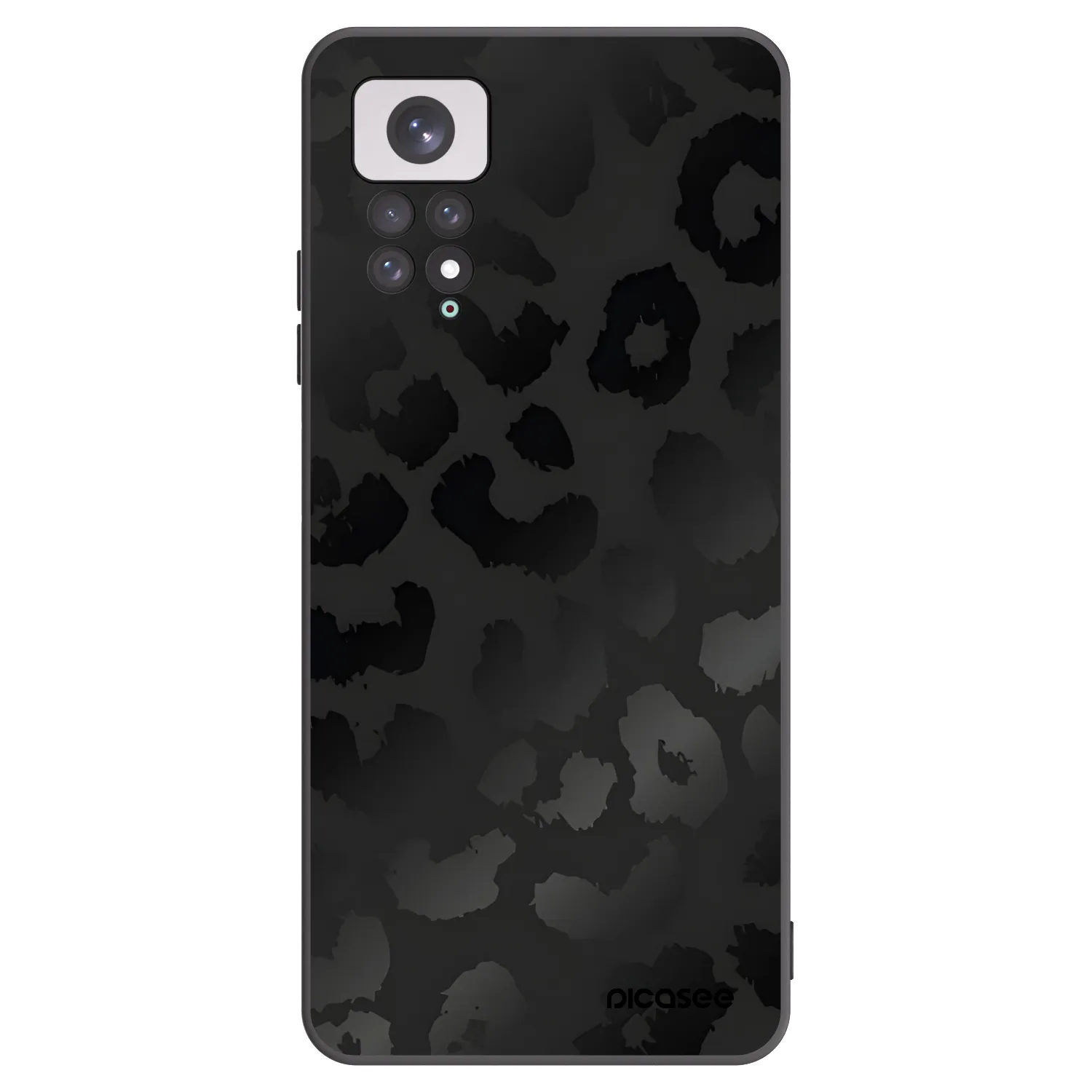 Picasee silikónový čierny obal pre Xiaomi Redmi Note 11 - Midnight Leopard