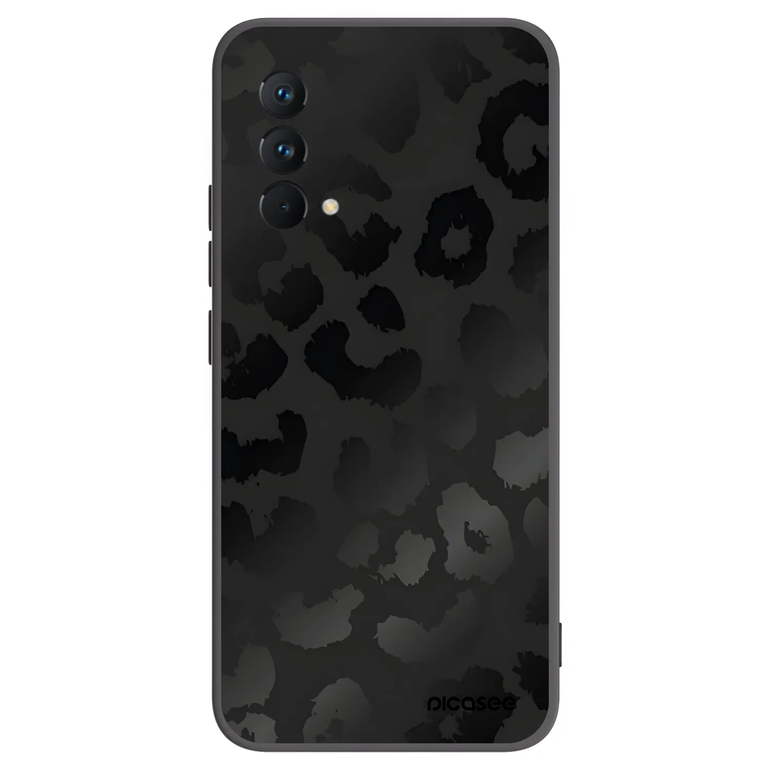 Picasee silikónový čierny obal pre Realme GT Master Edition 5G - Midnight Leopard