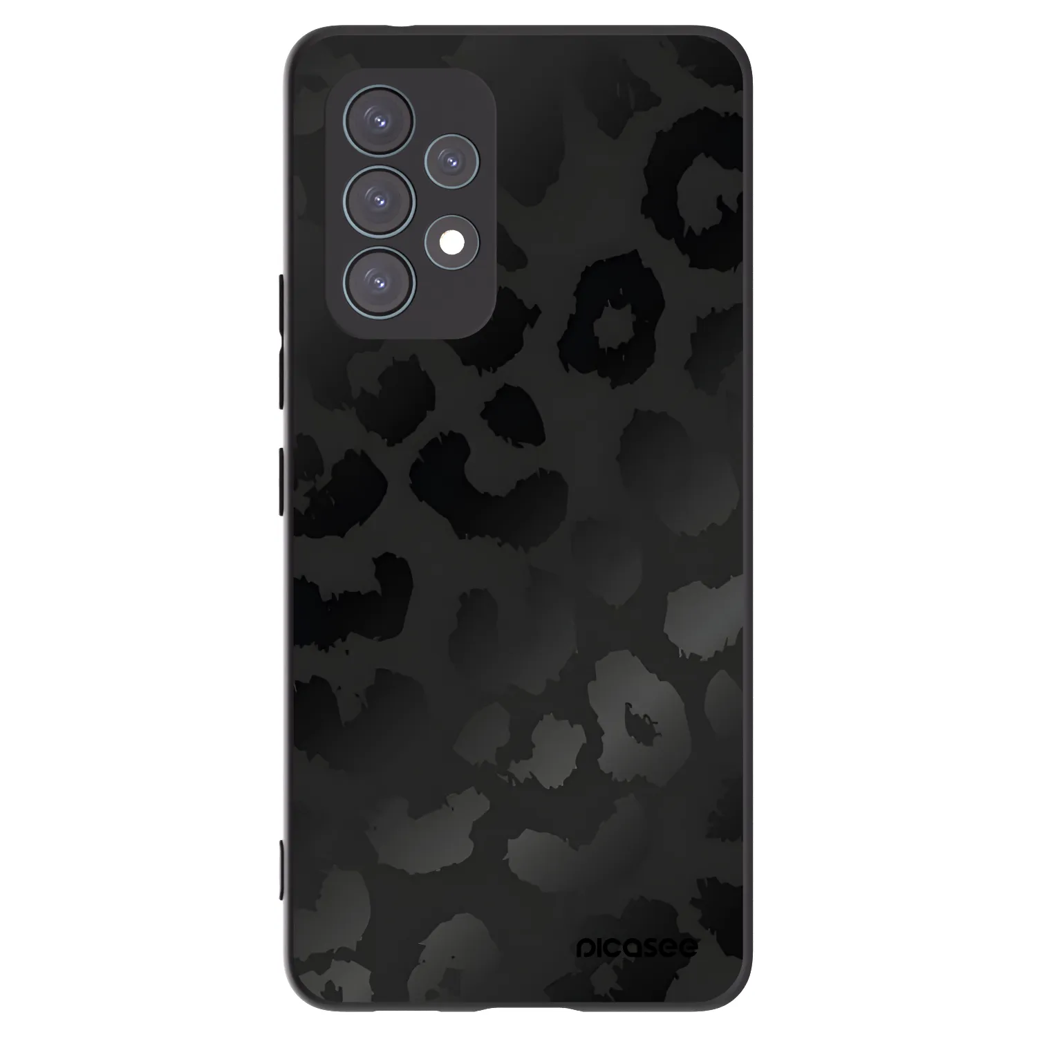 Picasee silikónový čierny obal pre Samsung Galaxy A53 5G A536 - Midnight Leopard