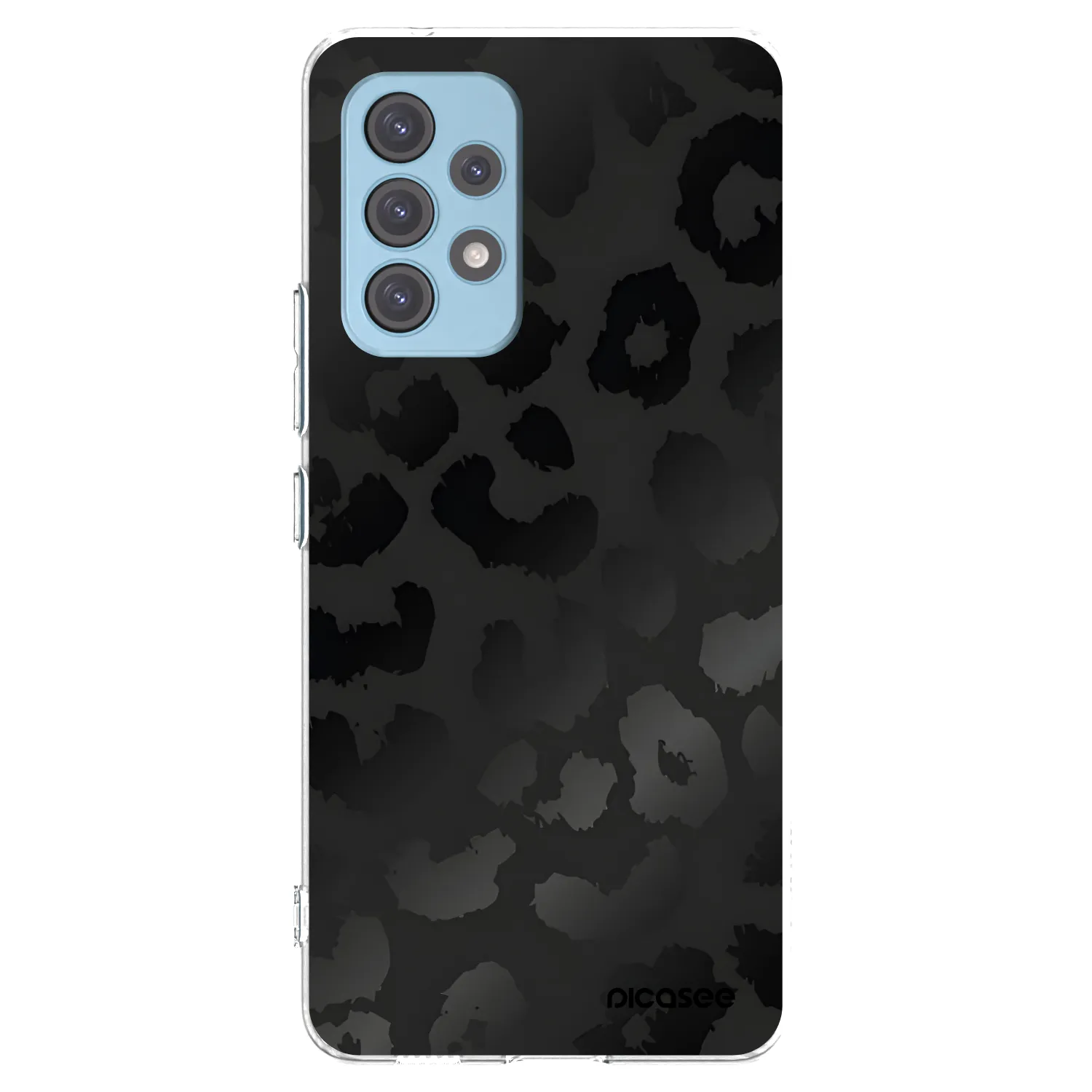 Silikónový prehľadný obal pre Samsung Galaxy A53 5G A536 - Midnight Leopard