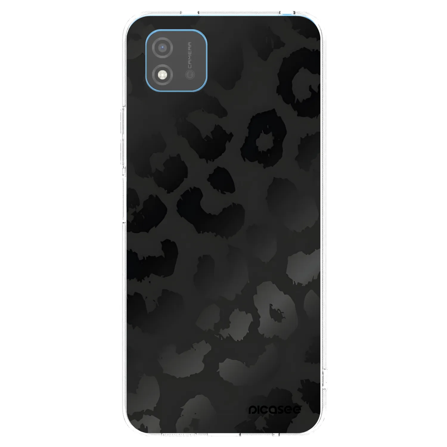 Picasee silikónový prehľadný obal pre Realme C11 (2021) - Midnight Leopard