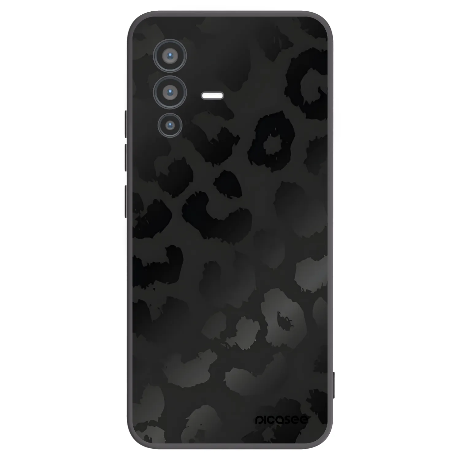 Picasee silikónový čierny obal pre Vivo V23 5G - Midnight Leopard
