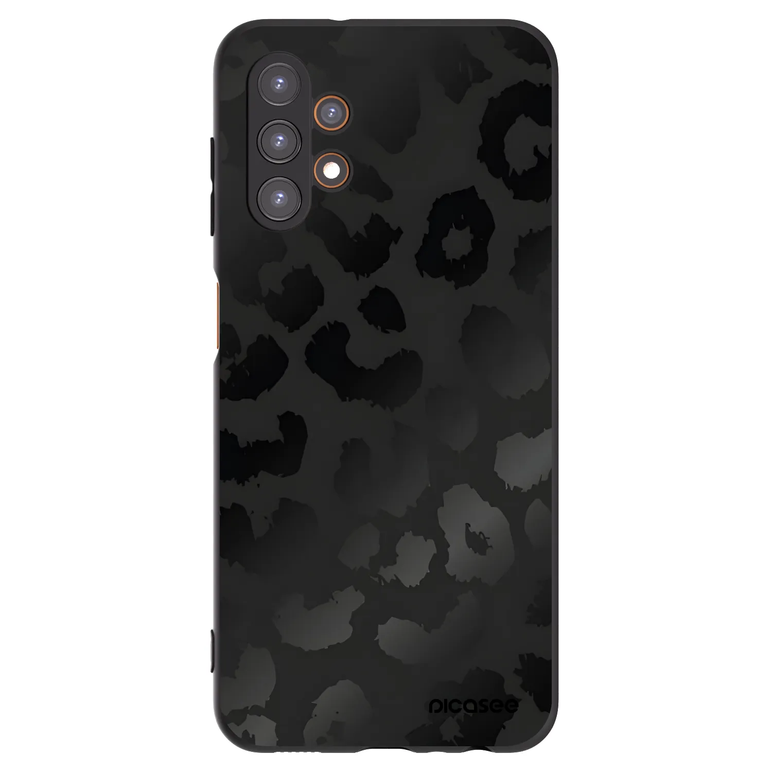 Picasee silikónový čierny obal pre Samsung Galaxy A13 4G A135 - Midnight Leopard