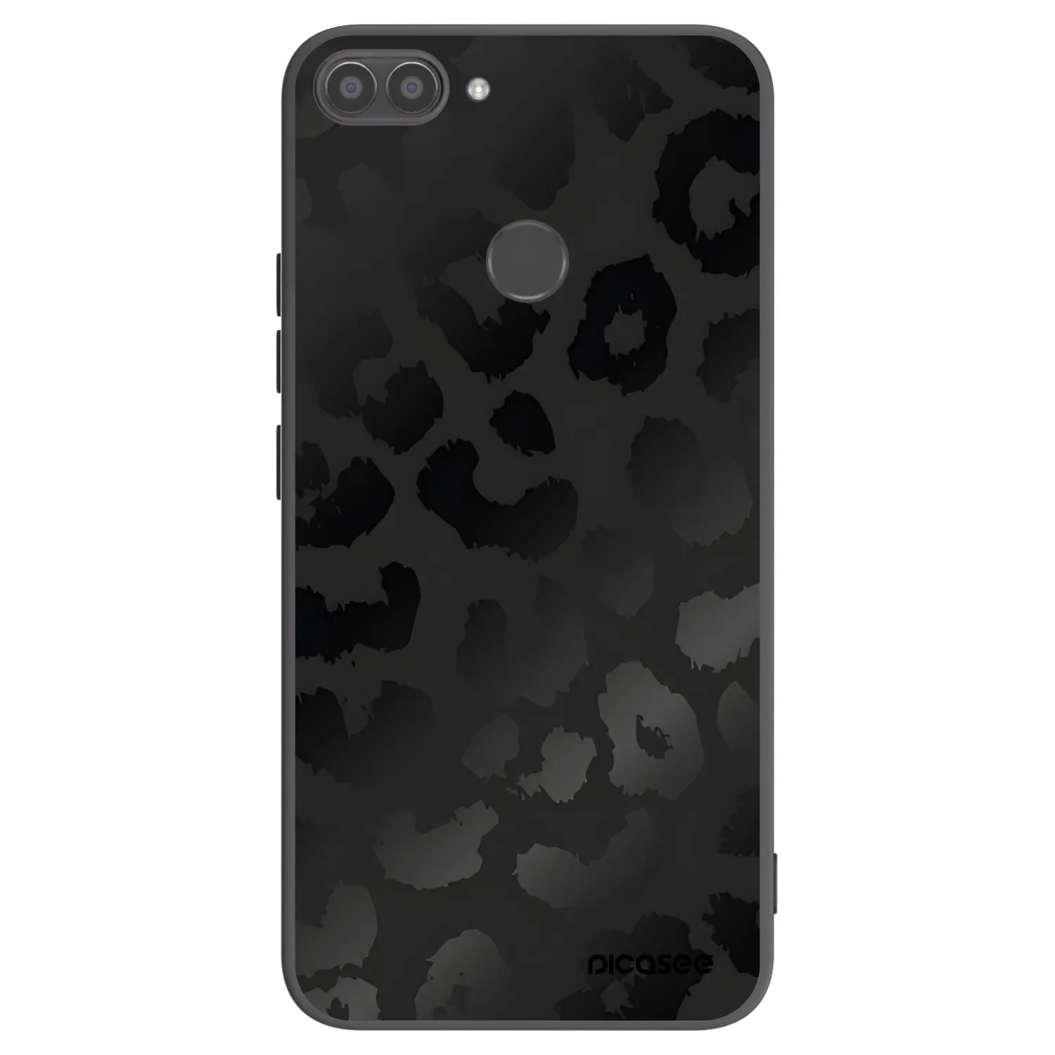 Picasee silikónový čierny obal pre Huawei P Smart - Midnight Leopard