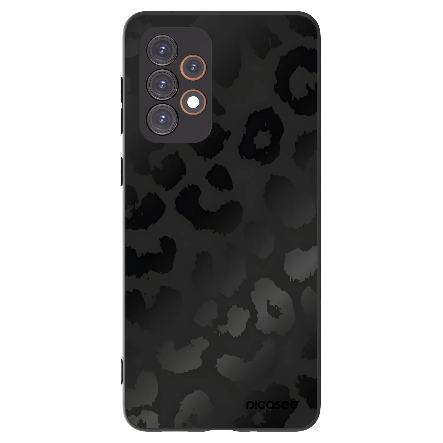 Picasee silikónový čierny obal pre Samsung Galaxy A33 5G A336 - Midnight Leopard