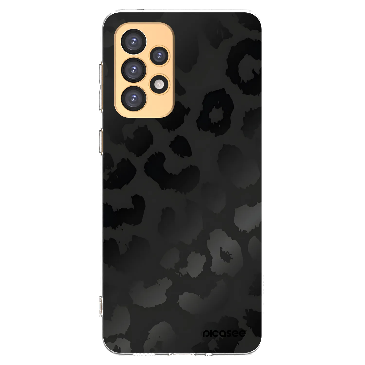 Picasee silikónový prehľadný obal pre Samsung Galaxy A33 5G A336 - Midnight Leopard