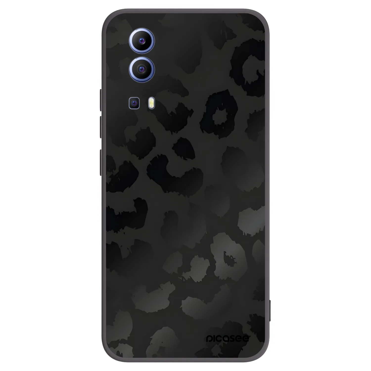Picasee silikónový čierny obal pre Vivo Y52 5G - Midnight Leopard