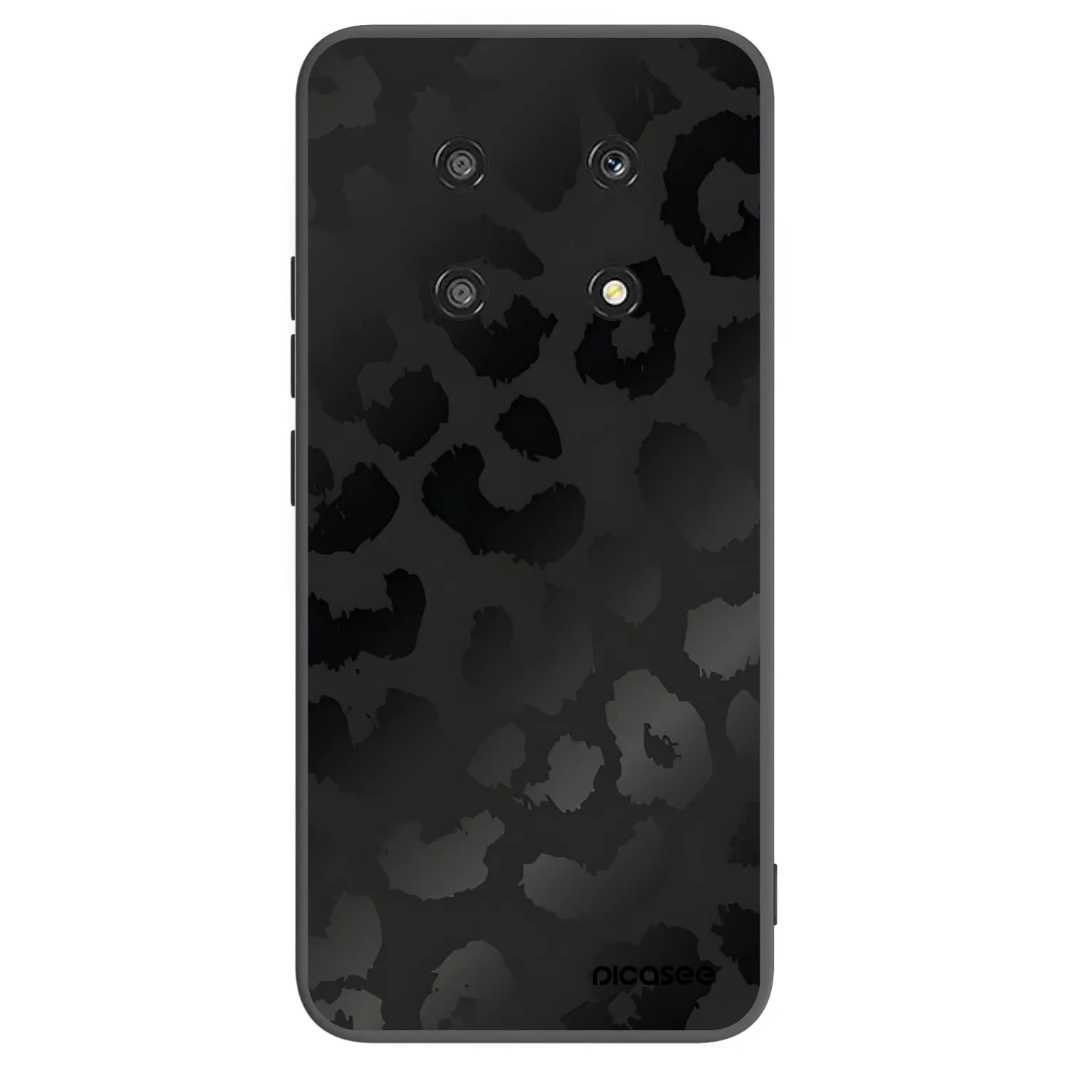 Picasee silikónový čierny obal pre Honor Magic4 Lite 5G - Midnight Leopard