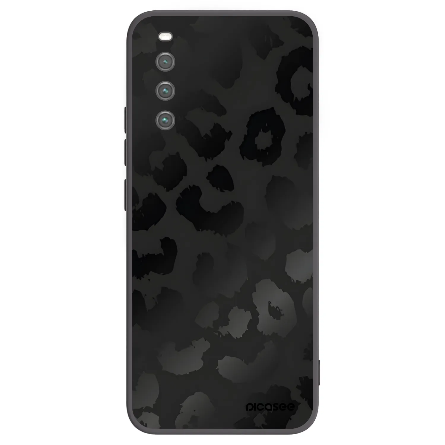 Picasee silikónový čierny obal pre Sony Xperia 10 IV 5G - Midnight Leopard