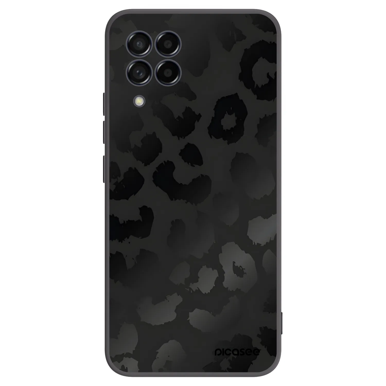 Picasee silikónový čierny obal pre Samsung Galaxy M53 5G - Midnight Leopard
