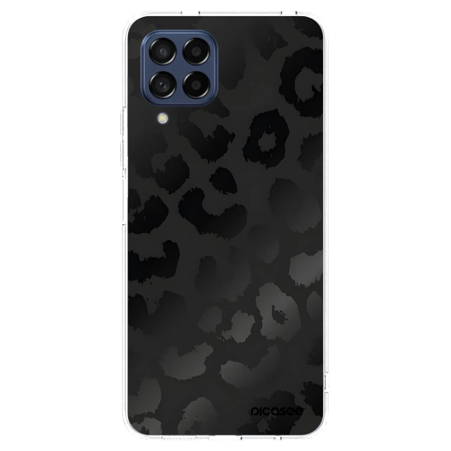 Picasee silikónový prehľadný obal pre Samsung Galaxy M53 5G - Midnight Leopard