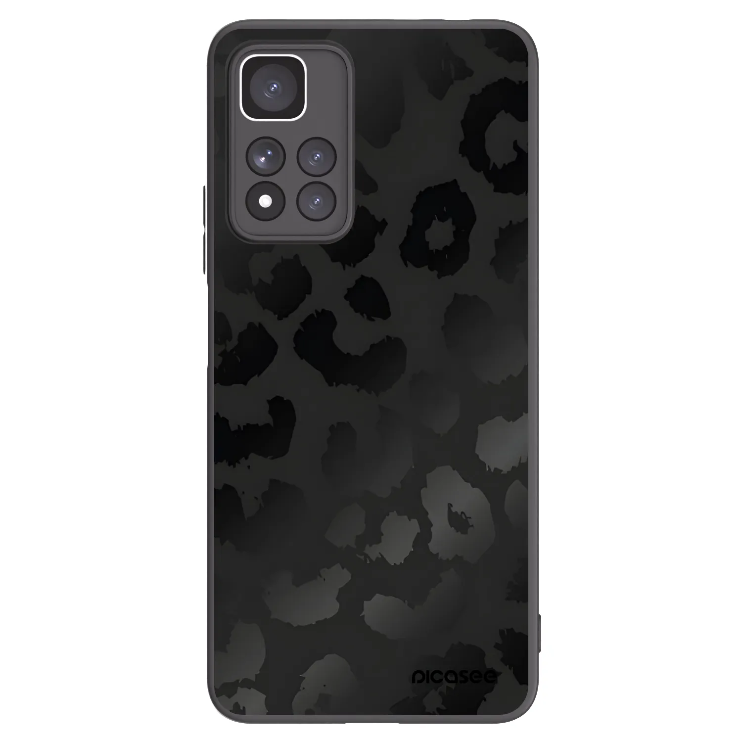 Picasee silikónový čierny obal pre Xiaomi Redmi Note 11 Pro+ 5G - Midnight Leopard