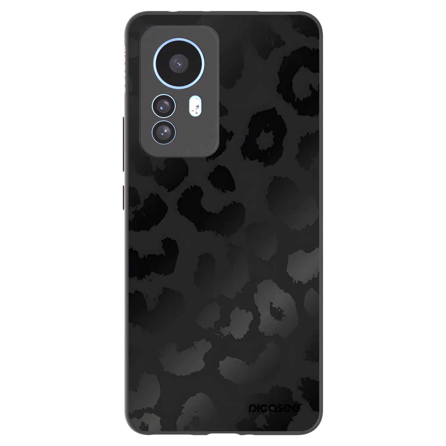 Picasee silikónový čierny obal pre Xiaomi 12T Pro - Midnight Leopard