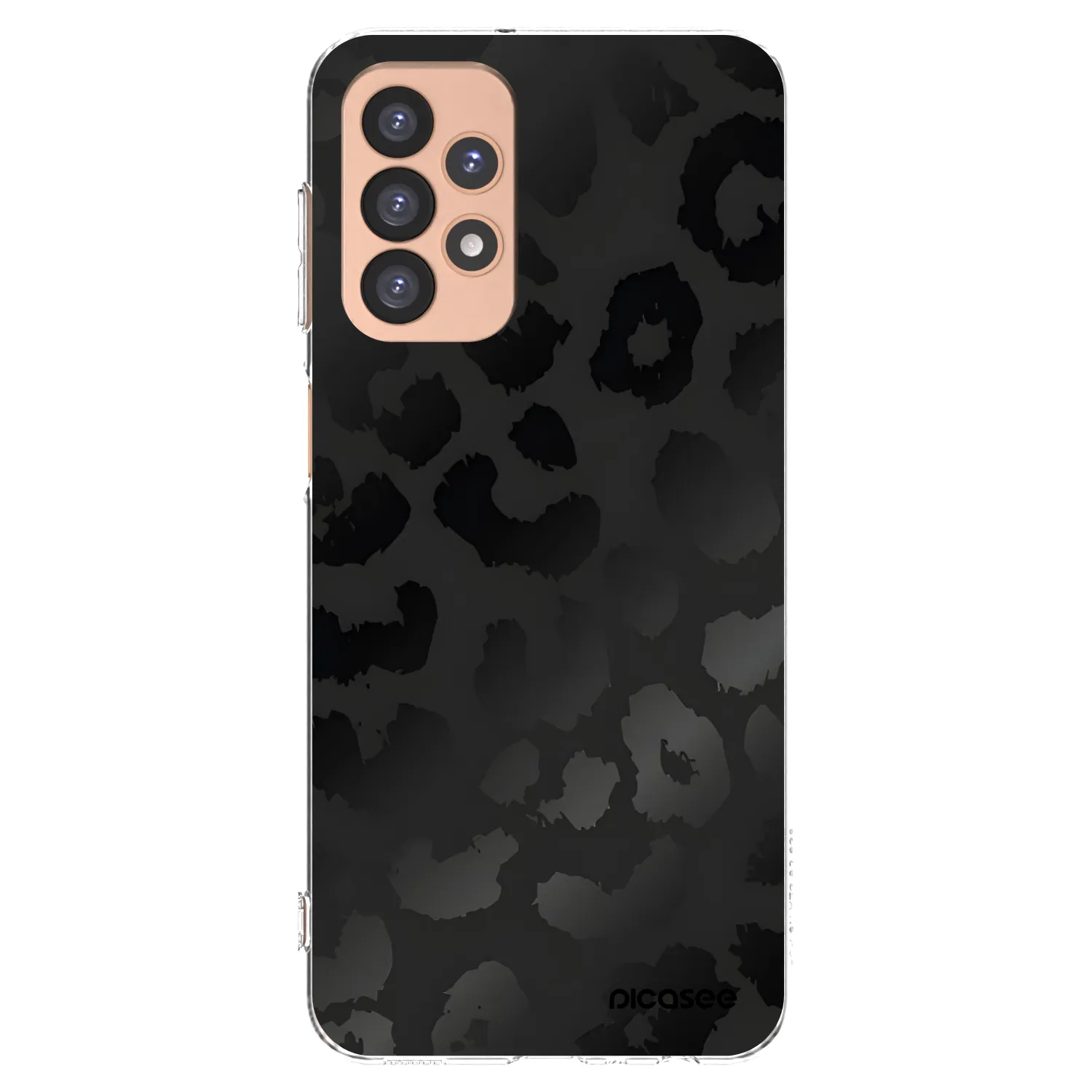 Picasee silikónový prehľadný obal pre Samsung Galaxy A23 A236B 5G - Midnight Leopard