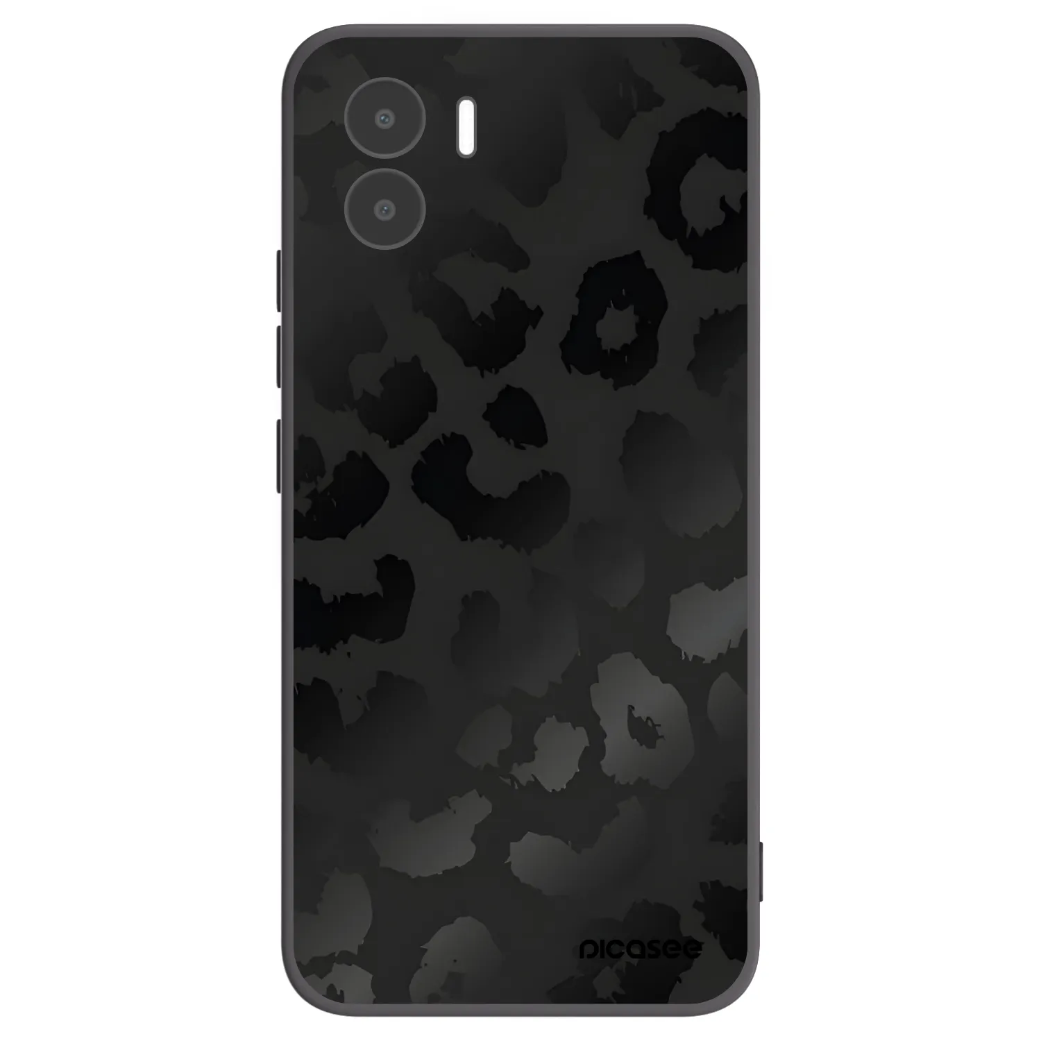 Picasee silikónový čierny obal pre Xiaomi Redmi A1 - Midnight Leopard