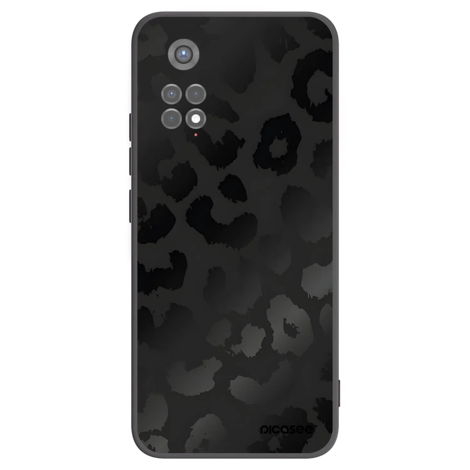 Picasee silikónový čierny obal pre Xiaomi Redmi Note 11S 5G - Midnight Leopard