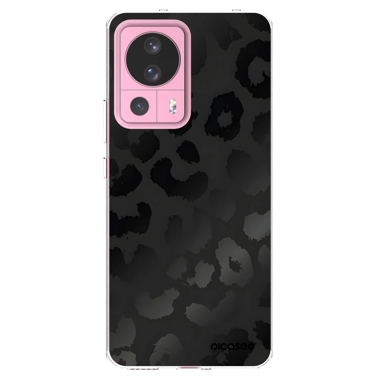 Picasee silikónový prehľadný obal pre Xiaomi 13 Lite - Midnight Leopard