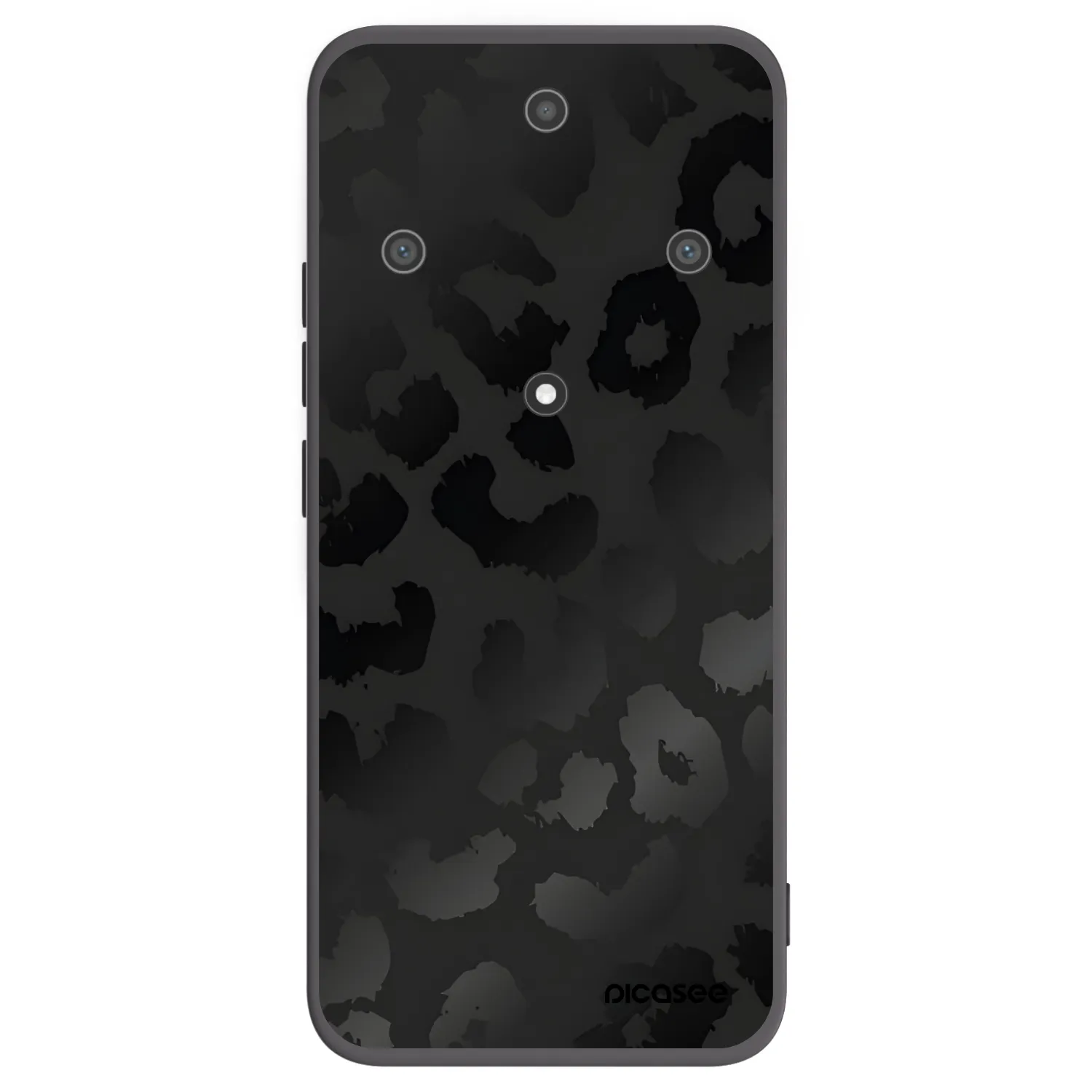 Picasee silikónový čierny obal pre Honor Magic5 Lite 5G - Midnight Leopard
