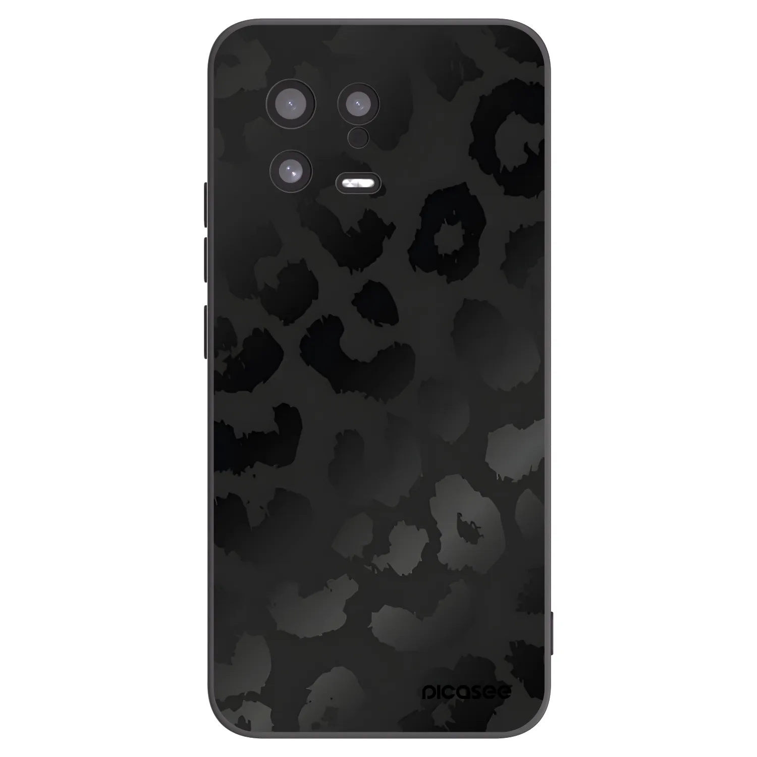 Picasee silikónový čierny obal pre Xiaomi 13 - Midnight Leopard