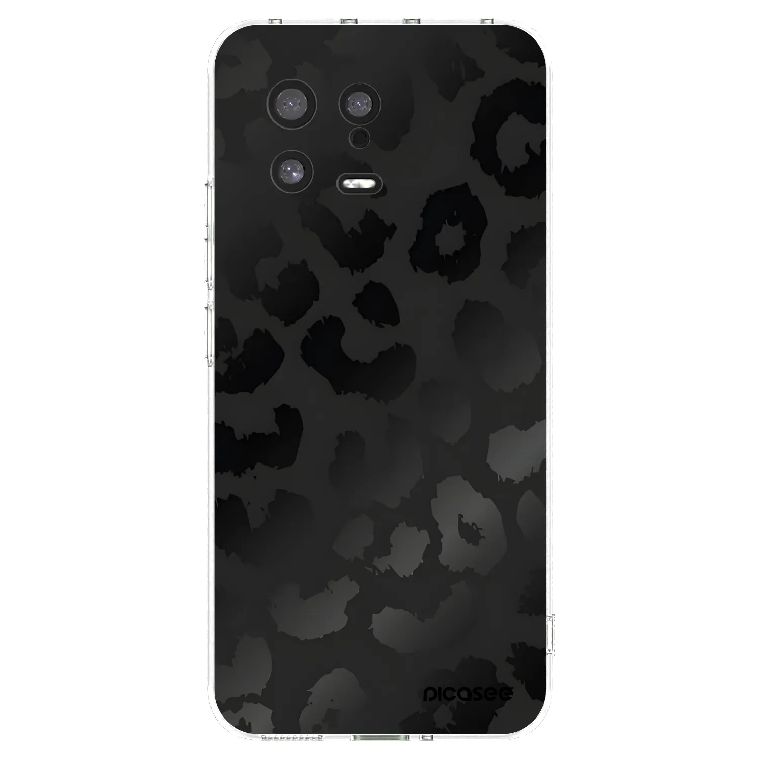 Picasee silikónový prehľadný obal pre Xiaomi 13 - Midnight Leopard