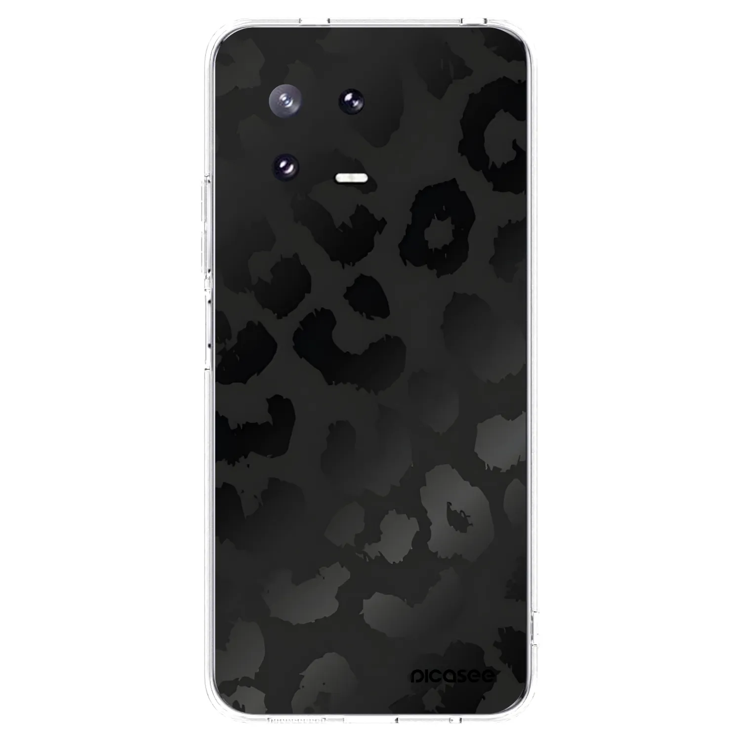Picasee silikónový prehľadný obal pre Xiaomi 13 Pro - Midnight Leopard