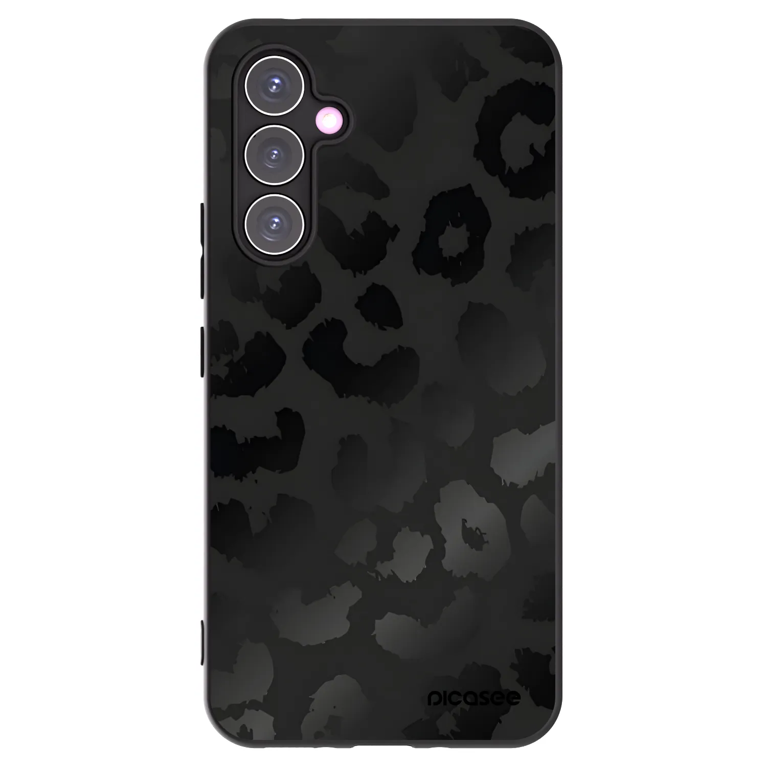 Picasee silikónový čierny obal pre Samsung Galaxy A54 5G A546B - Midnight Leopard
