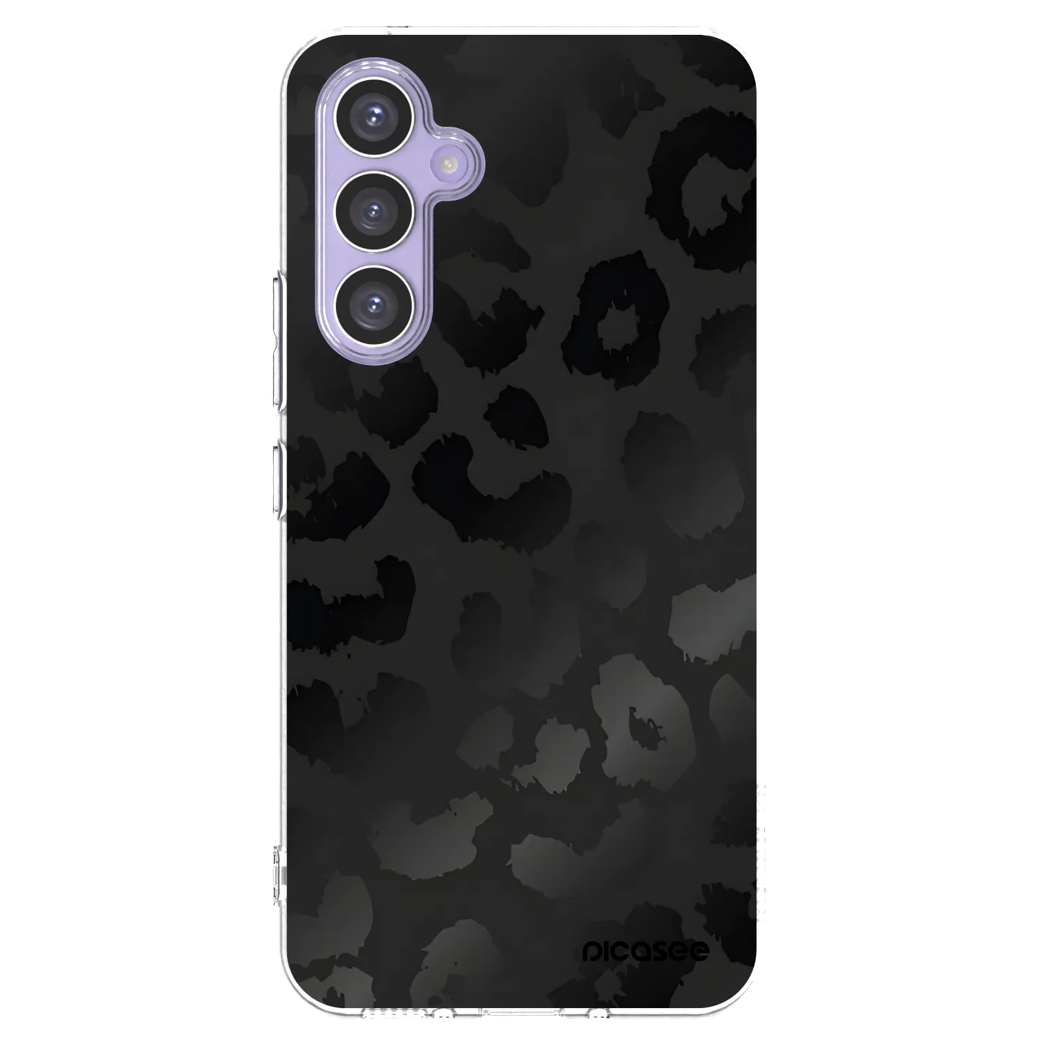 Picasee silikónový prehľadný obal pre Samsung Galaxy A54 5G A546B - Midnight Leopard