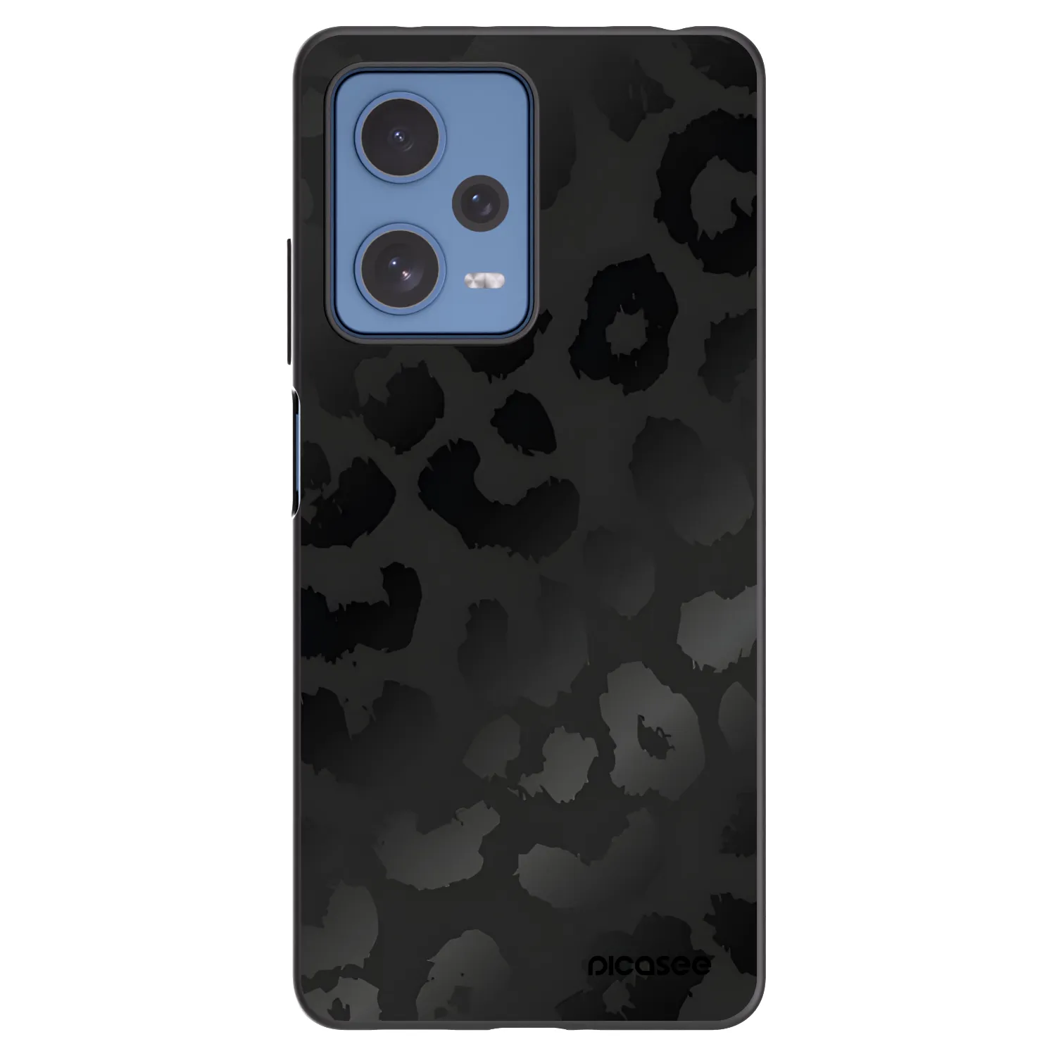 Picasee silikónový čierny obal pre Xiaomi Redmi Note 12 Pro 5G - Midnight Leopard