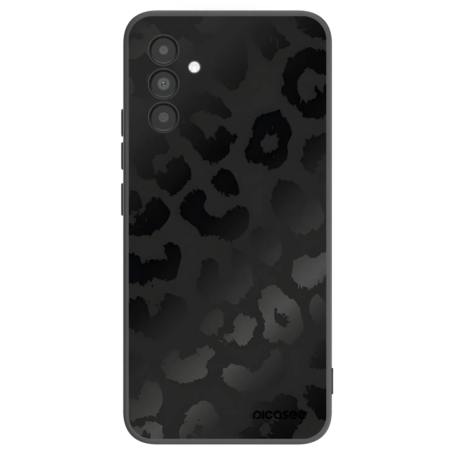 Picasee silikónový čierny obal pre Samsung Galaxy A04s A047F - Midnight Leopard