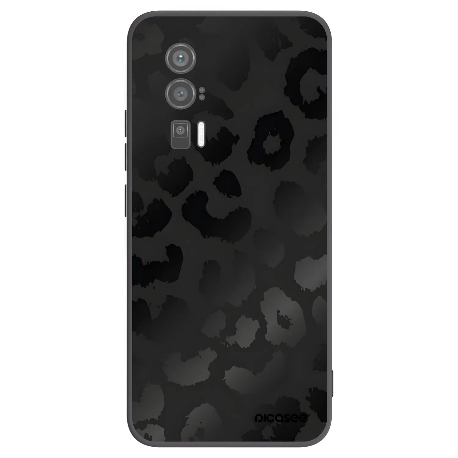 Picasee silikónový čierny obal pre Xiaomi Poco F5 Pro 5G - Midnight Leopard
