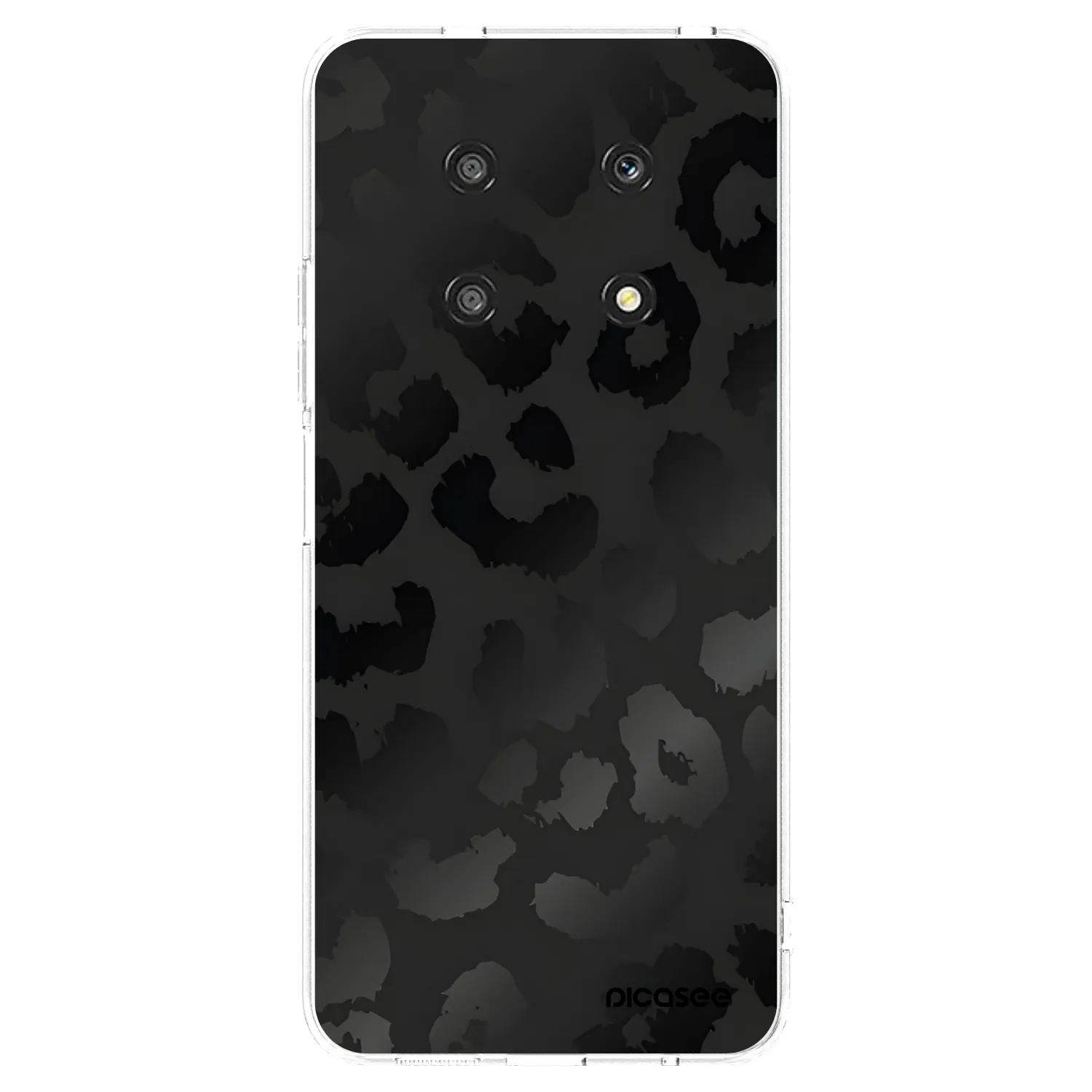 Picasee silikónový prehľadný obal pre Honor Magic4 Lite 5G - Midnight Leopard