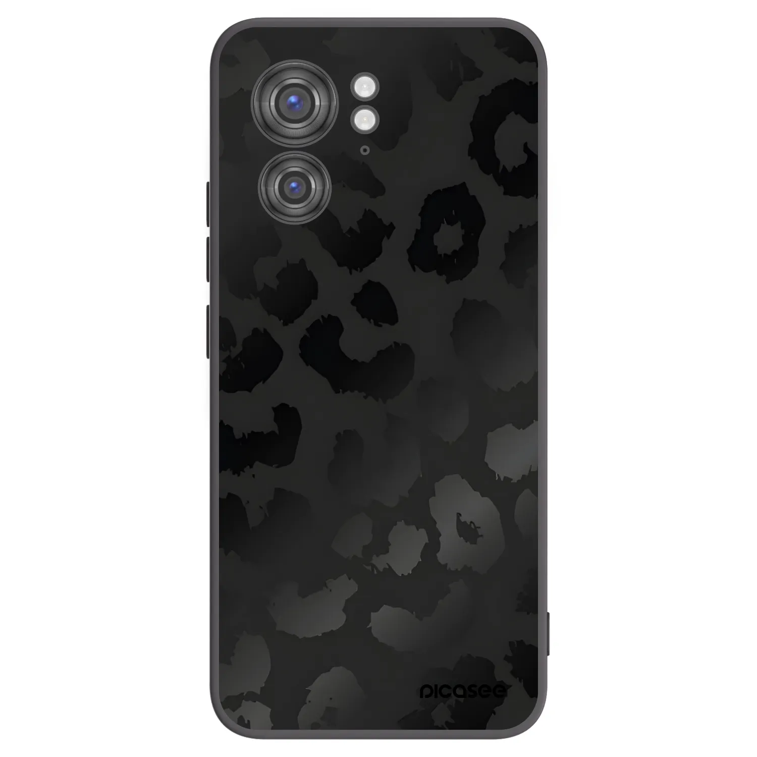 Picasee silikónový čierny obal pre Motorola Edge 40 - Midnight Leopard