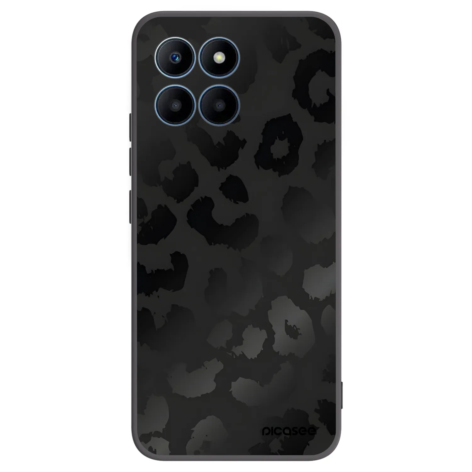Picasee silikónový čierny obal pre Honor 70 Lite - Midnight Leopard