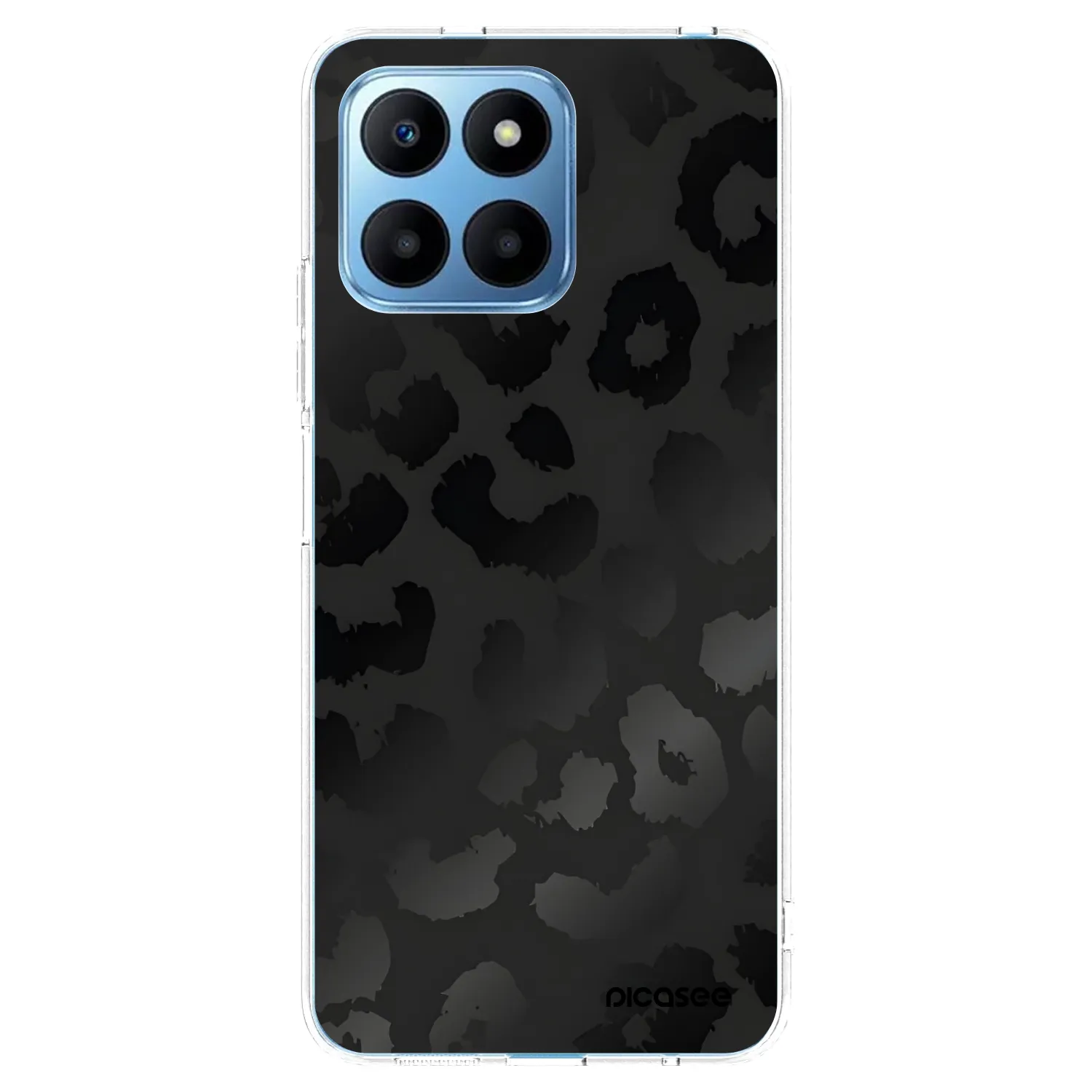 Picasee silikónový prehľadný obal pre Honor 70 Lite - Midnight Leopard