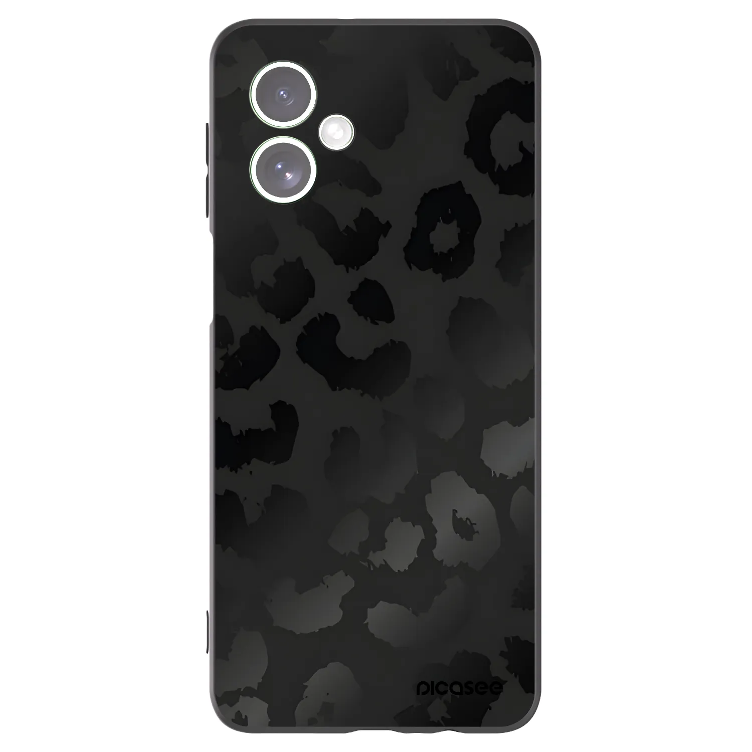 Picasee silikónový čierny obal pre Motorola Moto G54 5G - Midnight Leopard