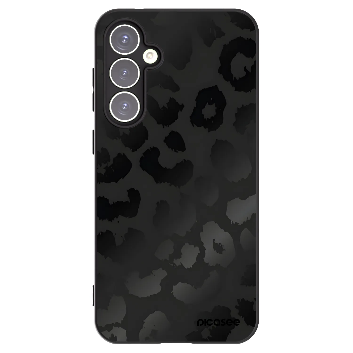 Picasee silikónový čierny obal pre Samsung Galaxy S23 FE S711B - Midnight Leopard