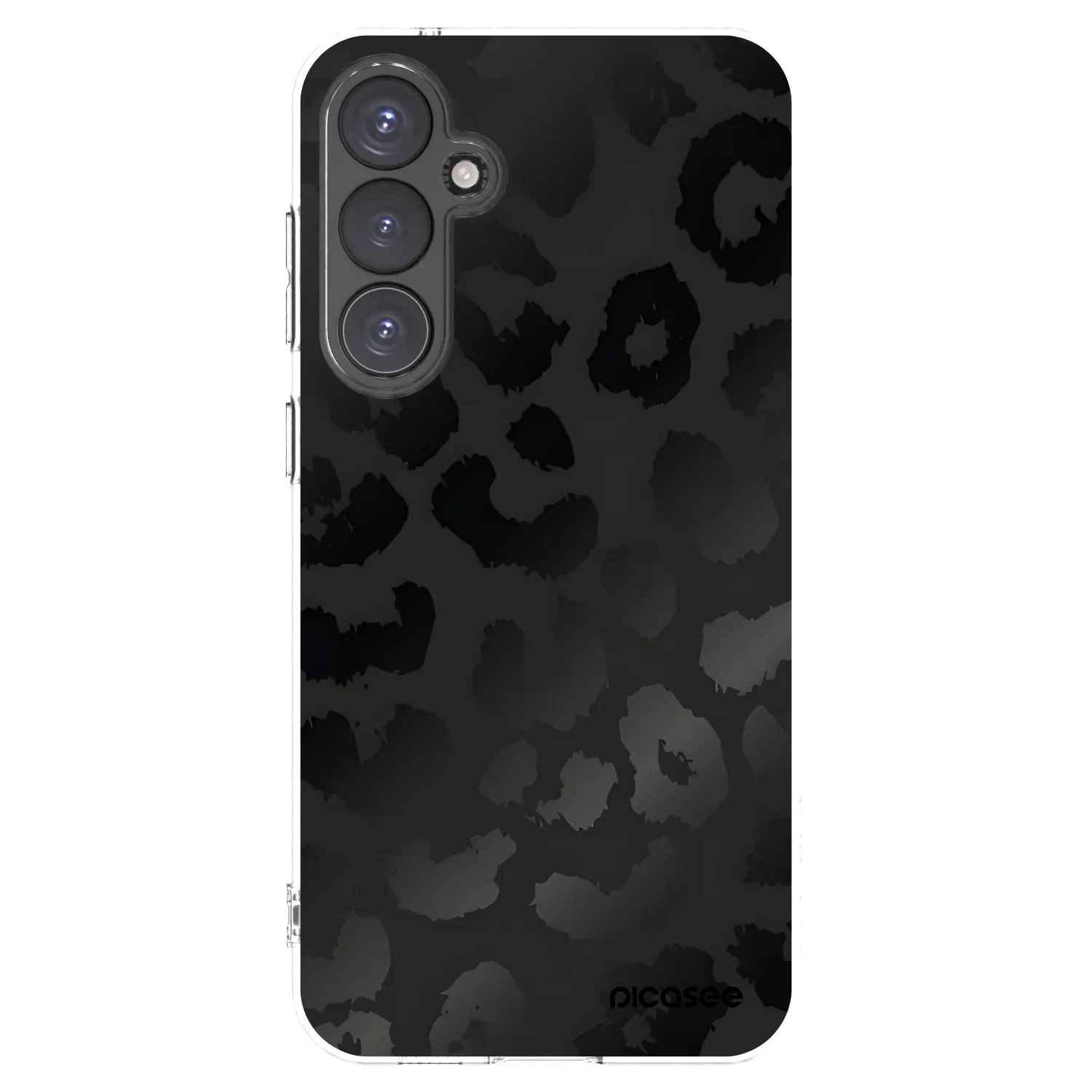 Picasee silikónový prehľadný obal pre Samsung Galaxy S23 FE S711B - Midnight Leopard