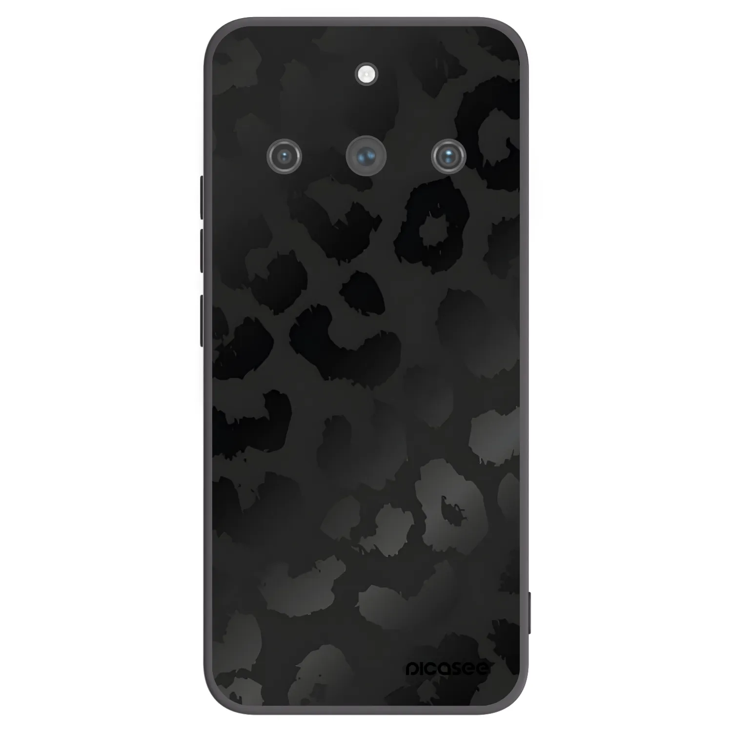 Picasee silikónový čierny obal pre Realme 11 Pro+ - Midnight Leopard