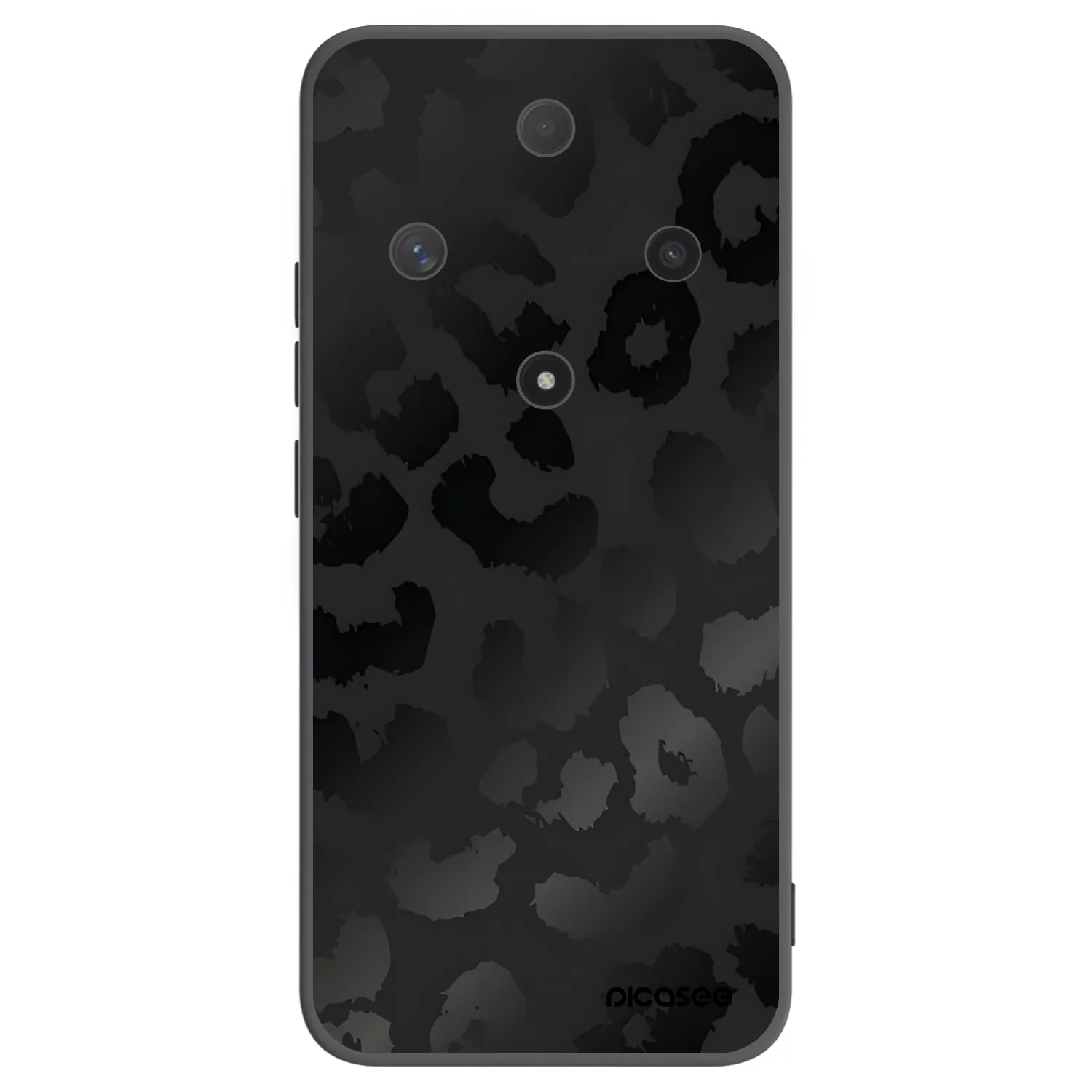 Picasee silikónový čierny obal pre Honor Magic6 Lite 5G - Midnight Leopard