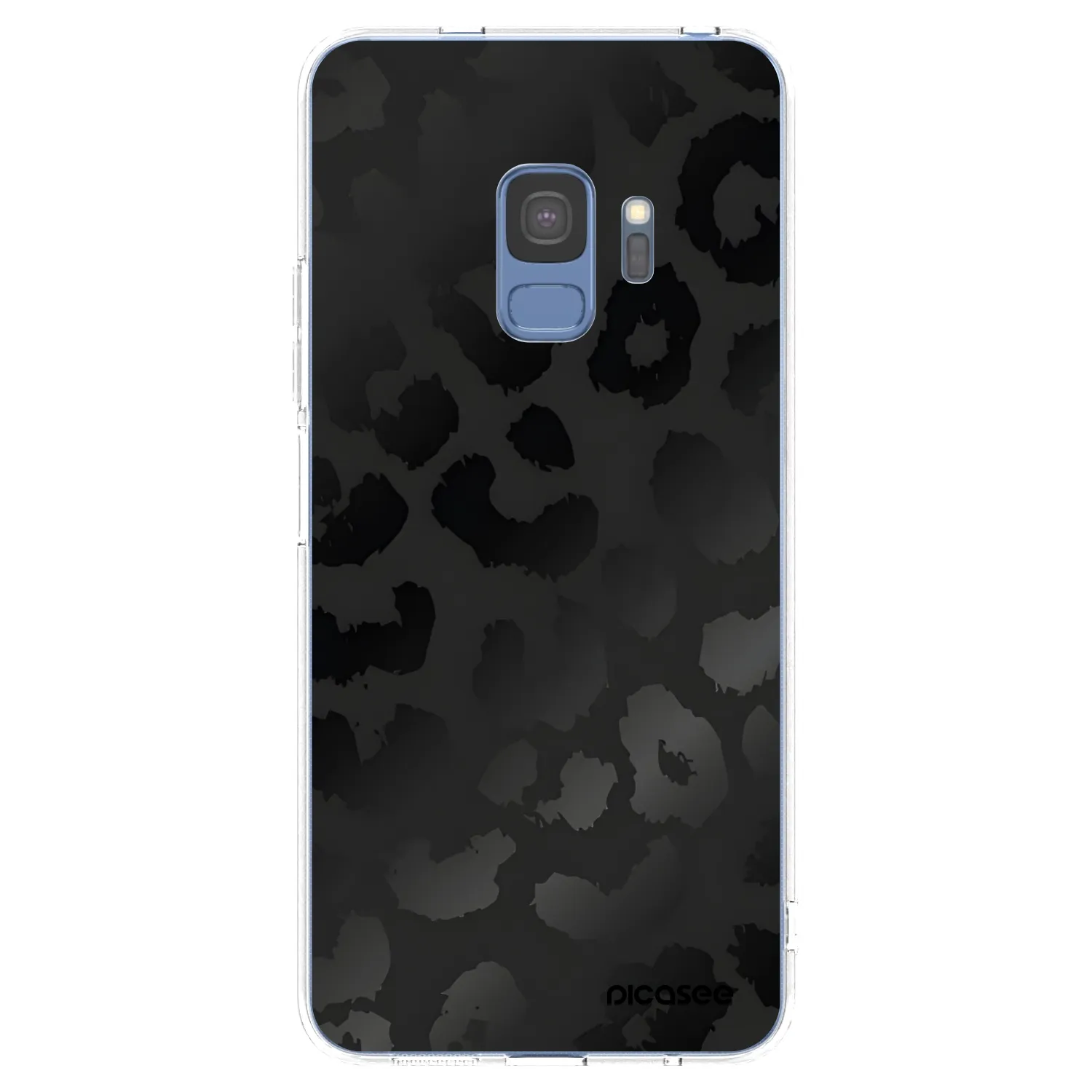 Picasee silikónový prehľadný obal pre Samsung Galaxy S9 G960F - Midnight Leopard
