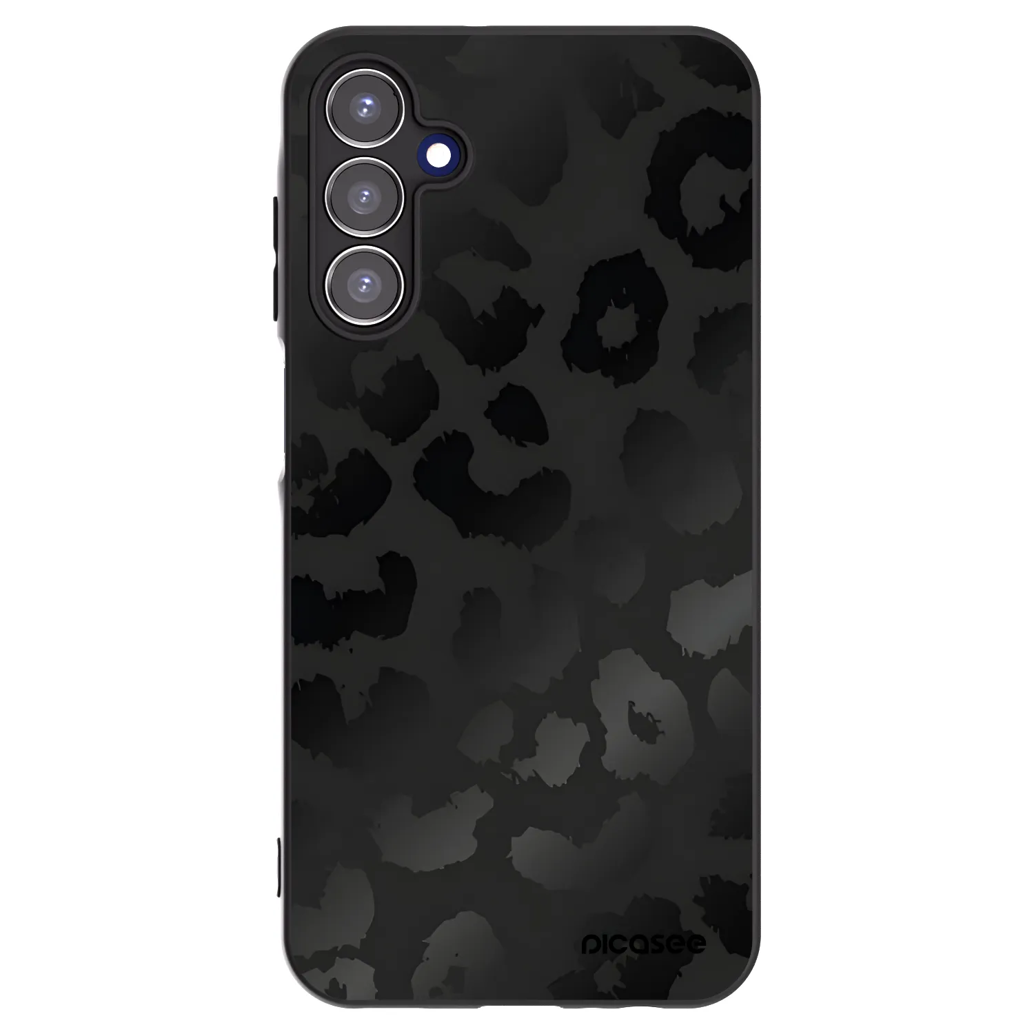 Picasee silikónový čierny obal pre Samsung Galaxy A15 A155F 4G - Midnight Leopard