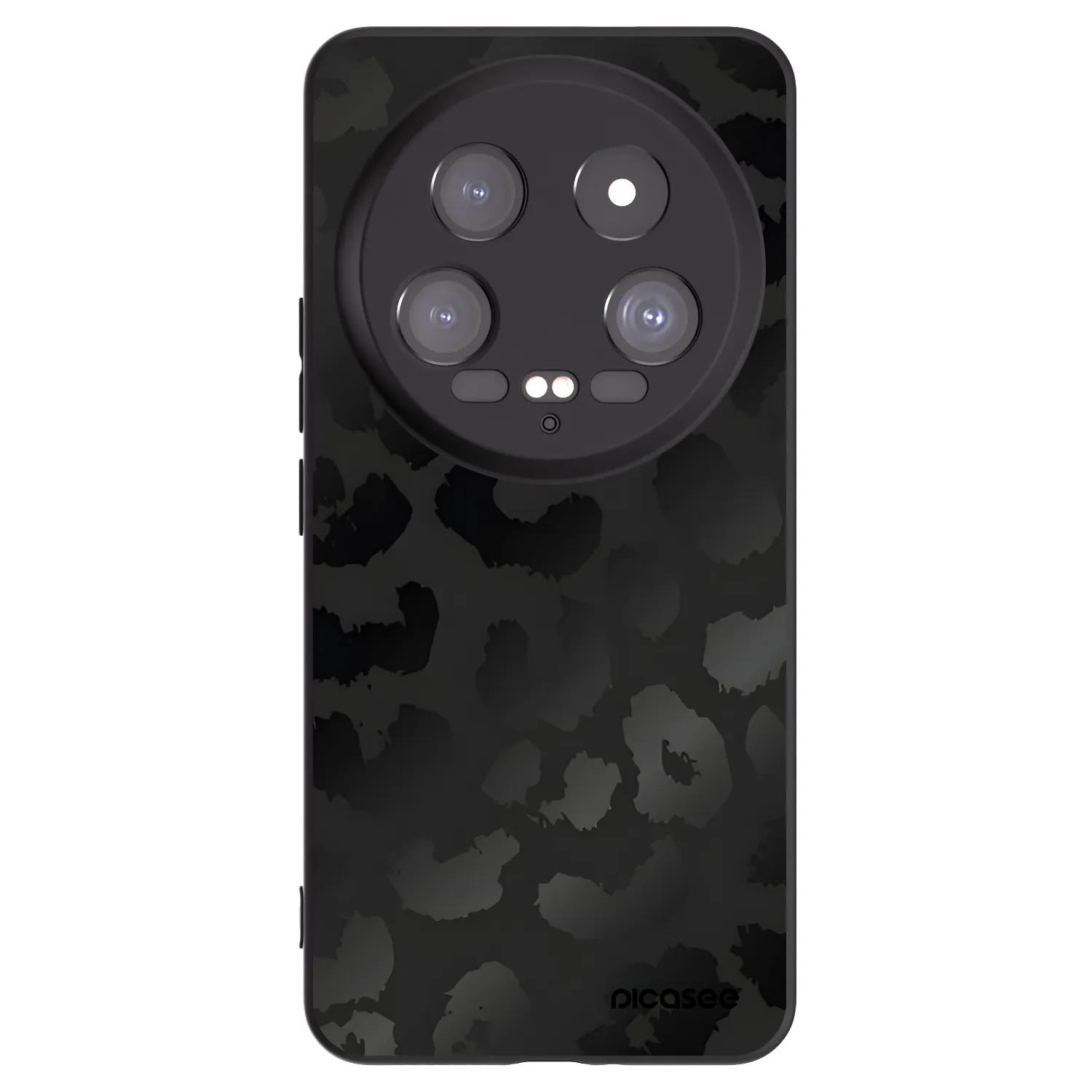 Picasee silikónový čierny obal pre Xiaomi 14 Ultra - Midnight Leopard