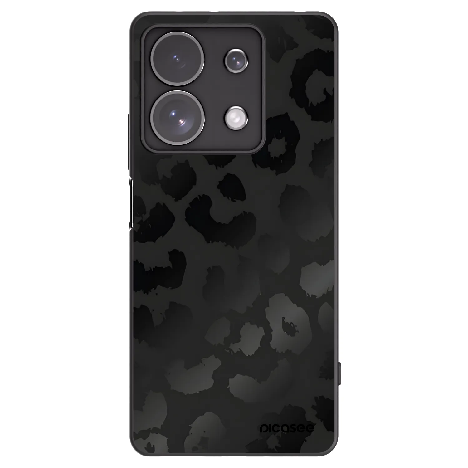 Picasee silikónový čierny obal pre Xiaomi Redmi Note 13 Pro 4G - Midnight Leopard