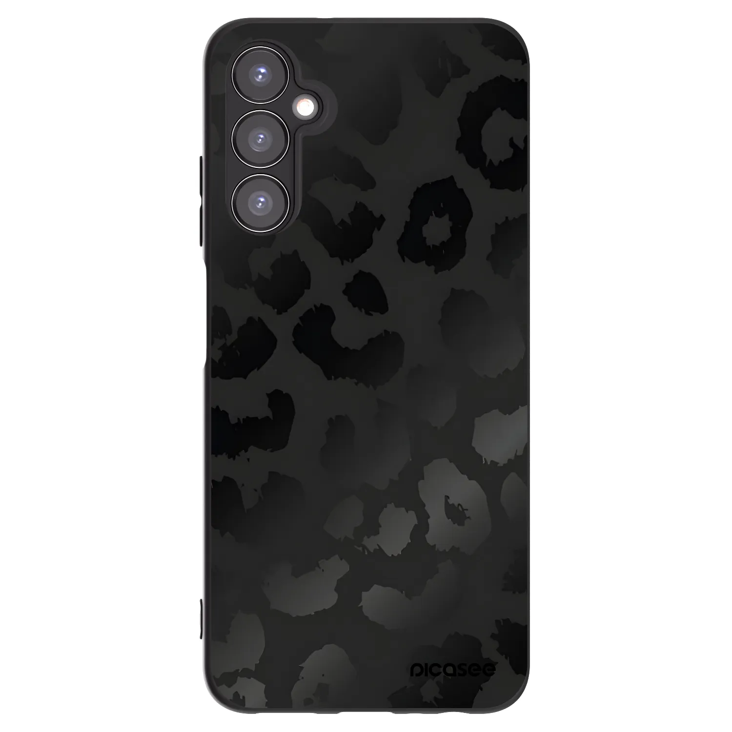 Picasee silikónový čierny obal pre Samsung Galaxy A05s A057G - Midnight Leopard