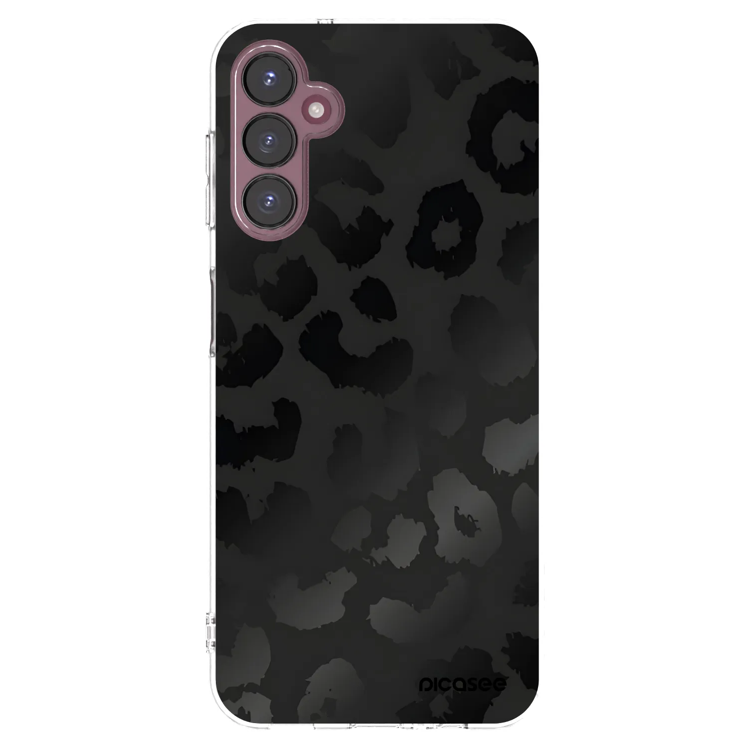 Picasee silikónový prehľadný obal pre Samsung Galaxy A05s A057G - Midnight Leopard