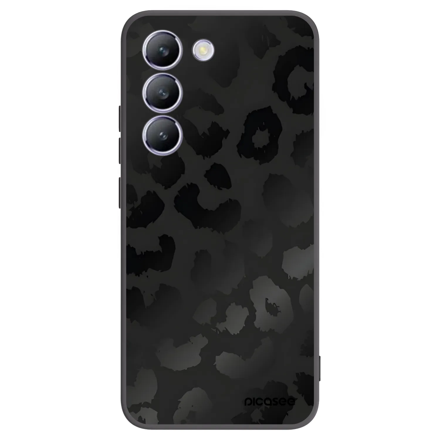 Picasee silikónový čierny obal pre Vivo V40 SE 5G - Midnight Leopard