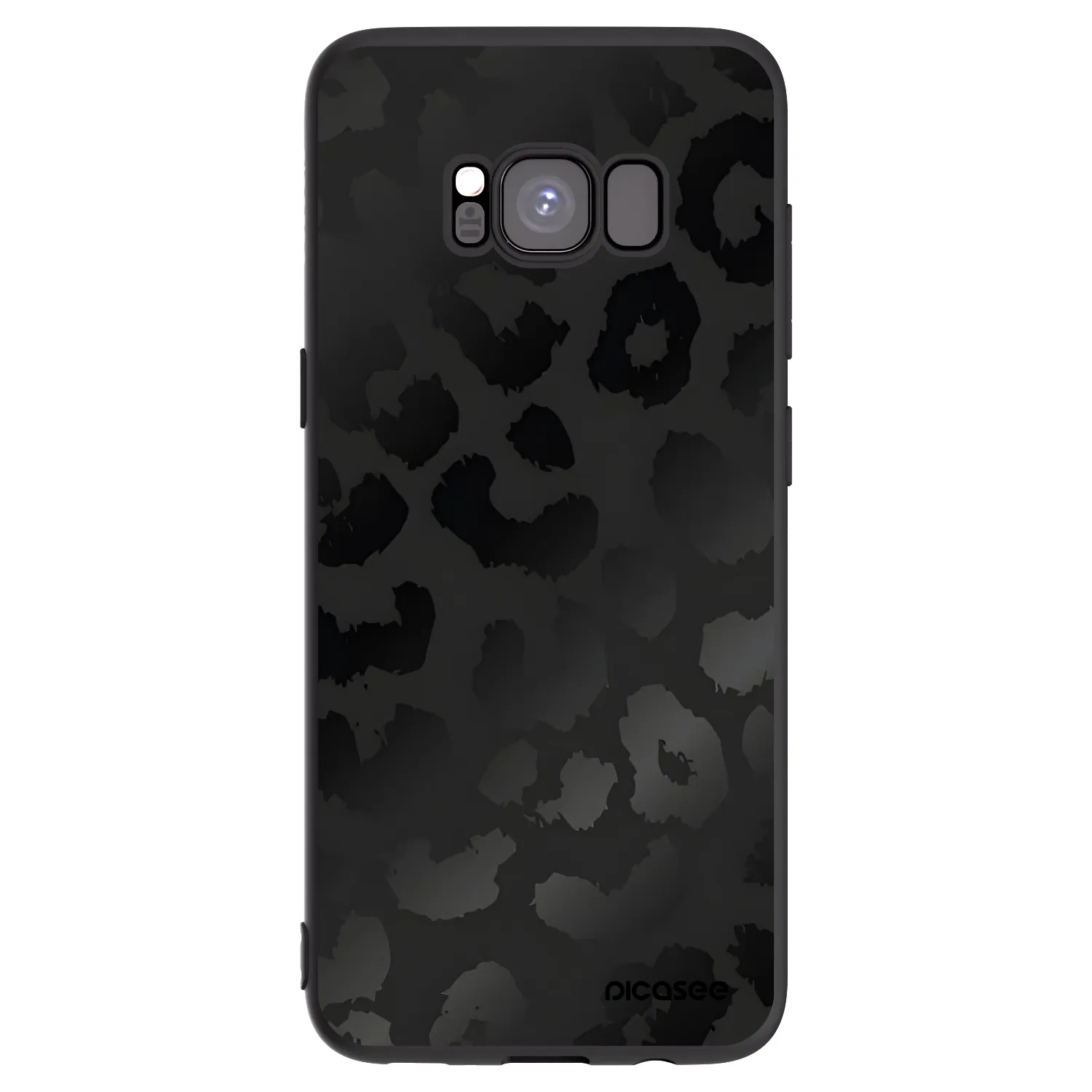 Picasee silikónový čierny obal pre Samsung Galaxy S8 G950F - Midnight Leopard